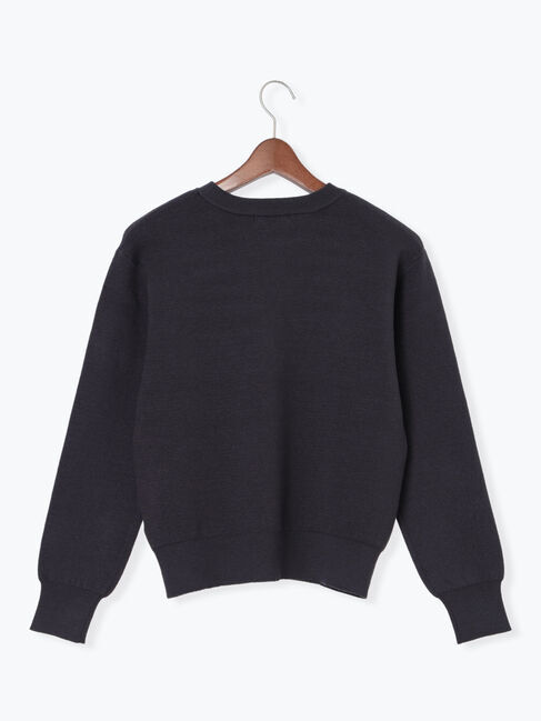 Te chichi「パール&ウレタン刺繍ロゴニット」|ニット・セーター|