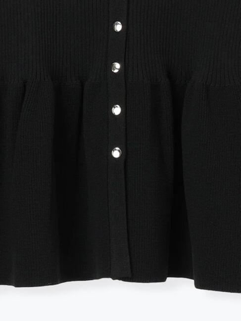 Te chichi「前後2WAYペプラムカーディガン」|カーディガン|