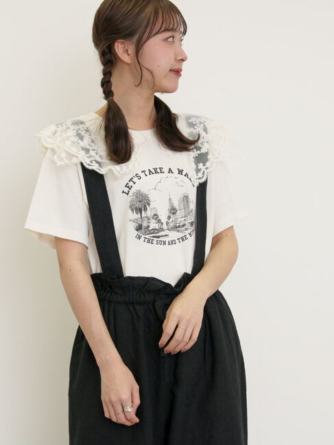 Samansa Mos2「【Cross&times;Linen】サス付パンツ」|その他|