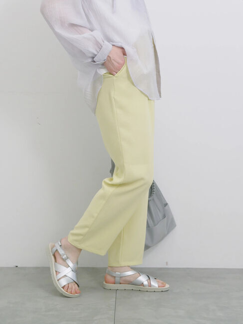 Samansa Mos2 blue「【接触冷感】マルチスタイルイージーパンツ」|その他|