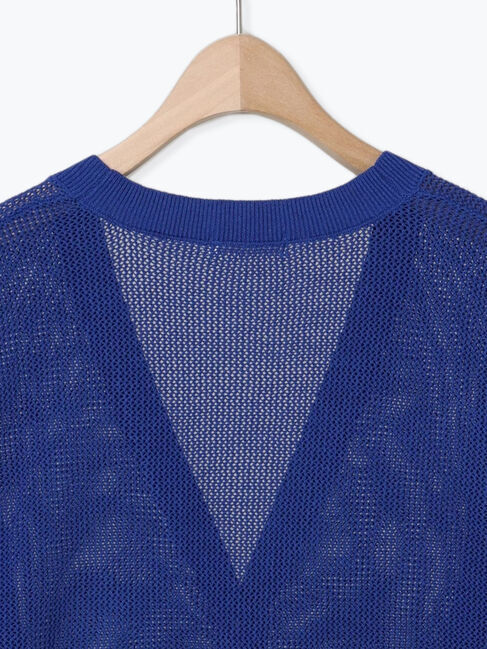 SM2「メッシュ編みVネックカーディガン」|カーディガン|