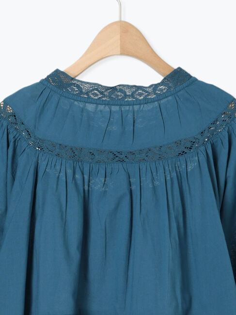 Samansa Mos2「レースティアードチュニックブラウス」|シャツ・ブラウス|