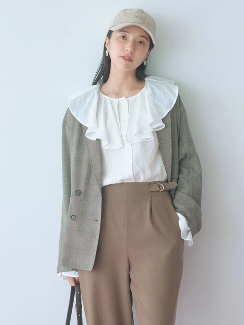 Samansa Mos2 blue「アソートダブルジャケット」|その他|