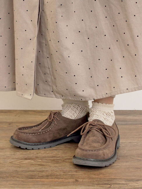 Samansa Mos2「フェイクスエードチロリアンシューズ」|ビジネス・ドレスシューズ|