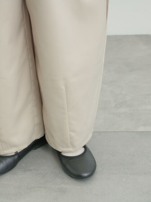 Samansa Mos2「サイド深タックバレルパンツ」|その他|