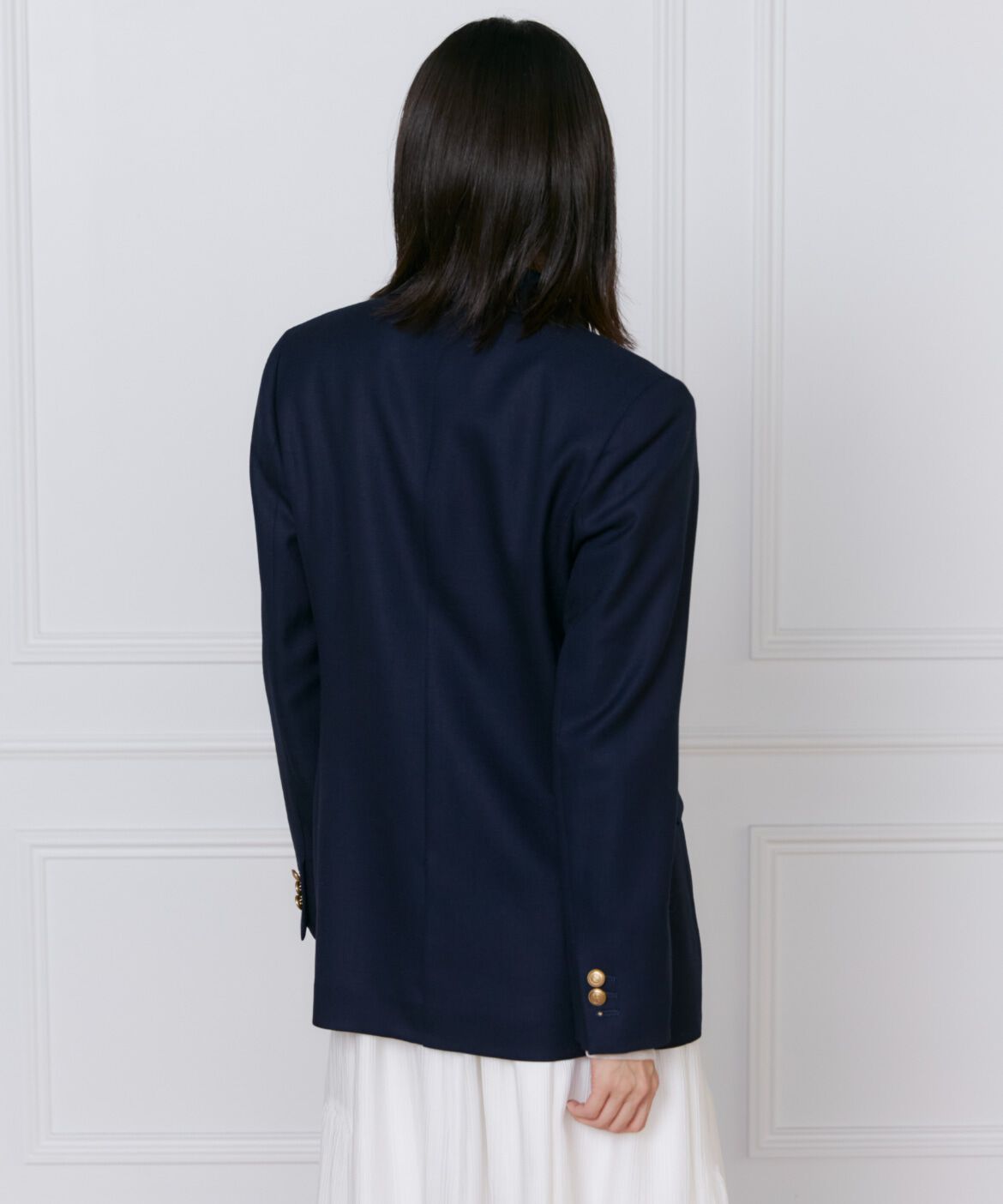 INED「《大きいサイズ》ダブルブレストジャケット」|テーラードジャケット|