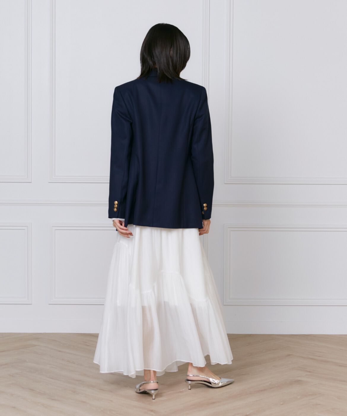 INED「《大きいサイズ》ダブルブレストジャケット」|テーラードジャケット|