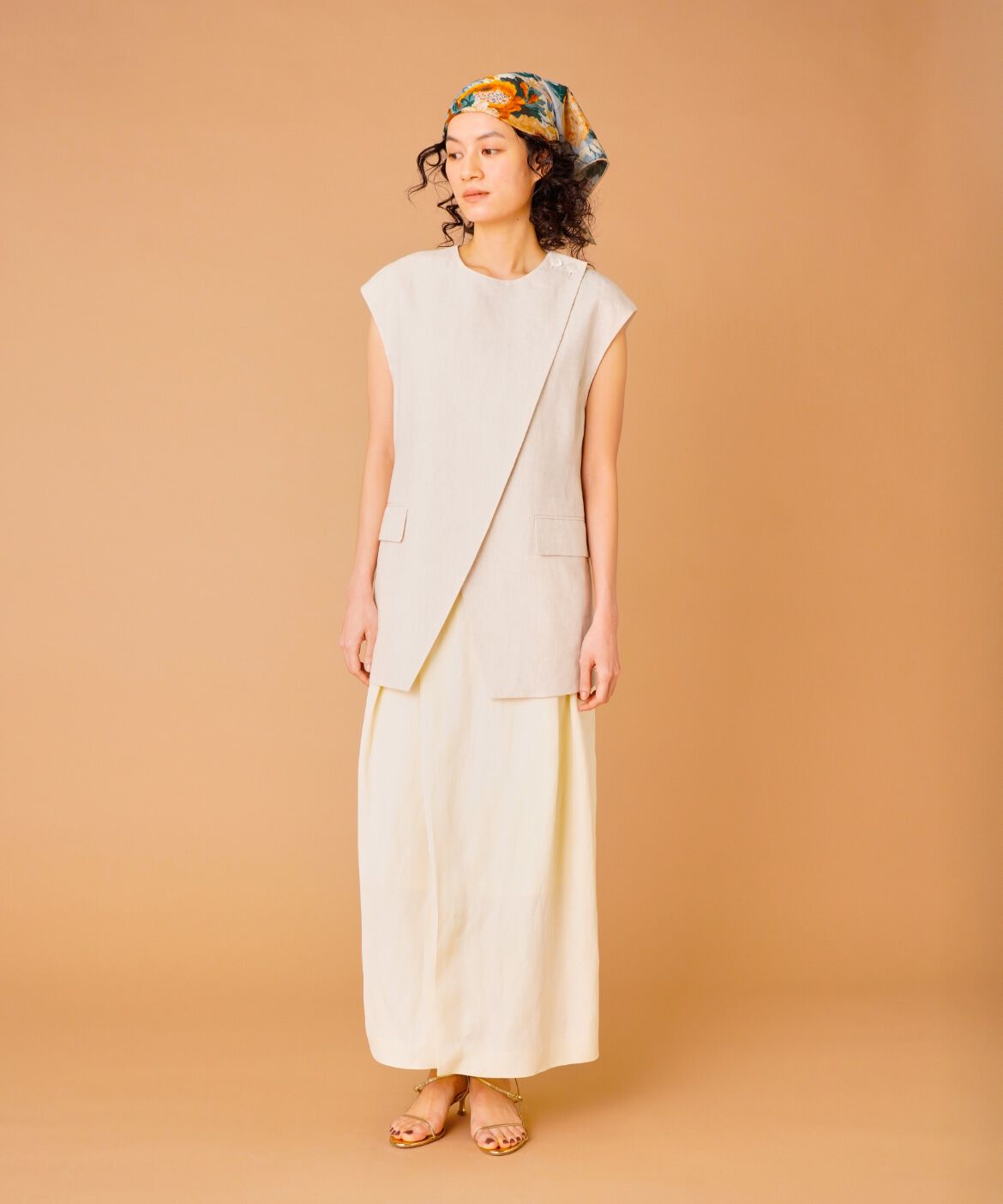 la veille by SUPERIOR CLOSET「3月ラップ風スカート」|タイト|