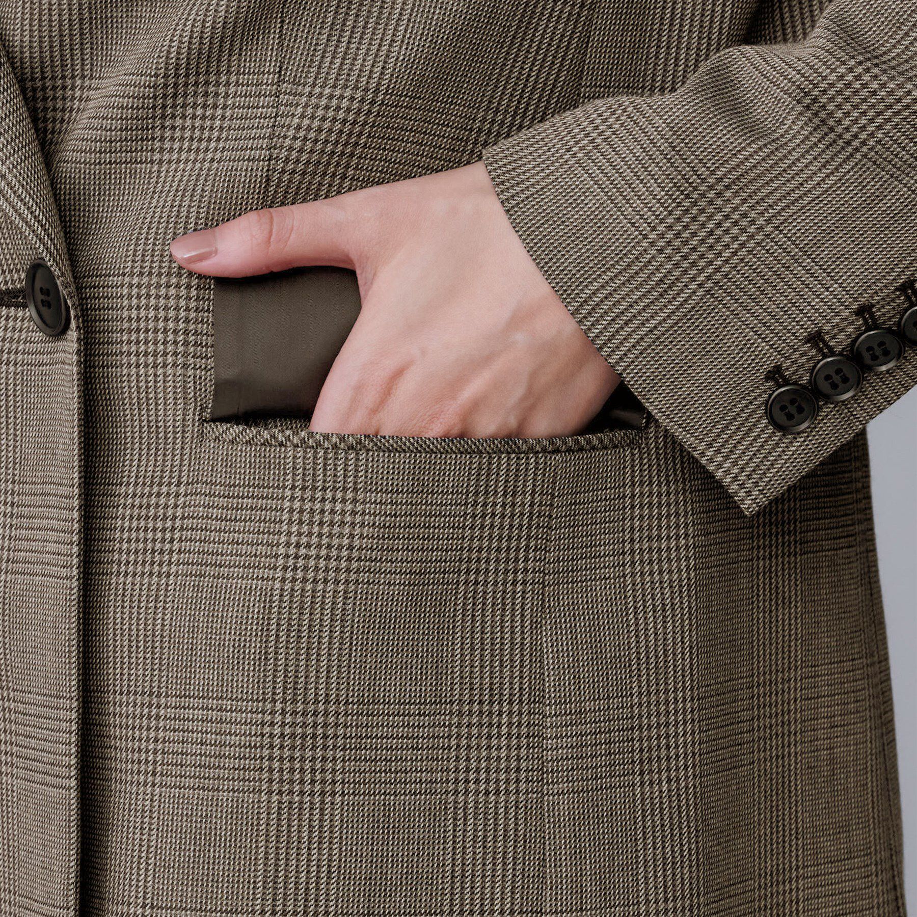 UNTITLED「【セットアップ可】ウールライク ダブルブレストジャケット」|テーラードジャケット|