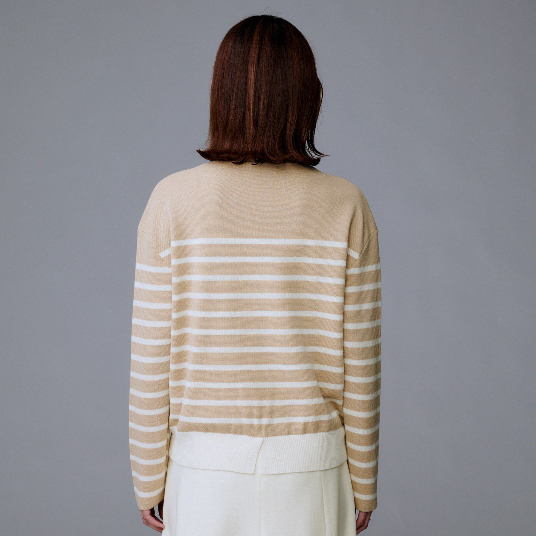 UNTITLED「【洗える】モックネックミラノリブニット」|ニット・セーター|