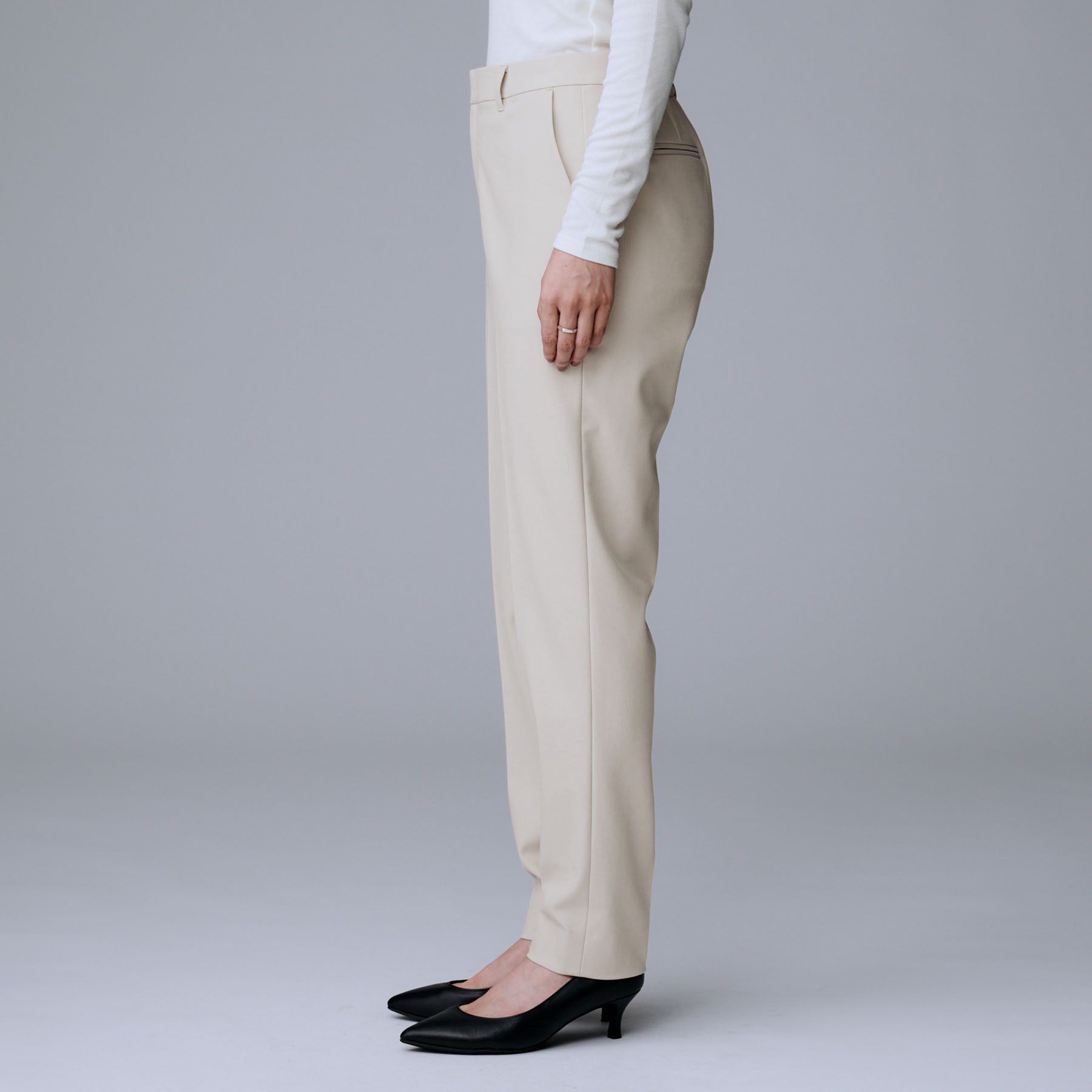 UNTITLED「【あったか素材/ストレッチ性】裏起毛テーパードパンツ」|その他|