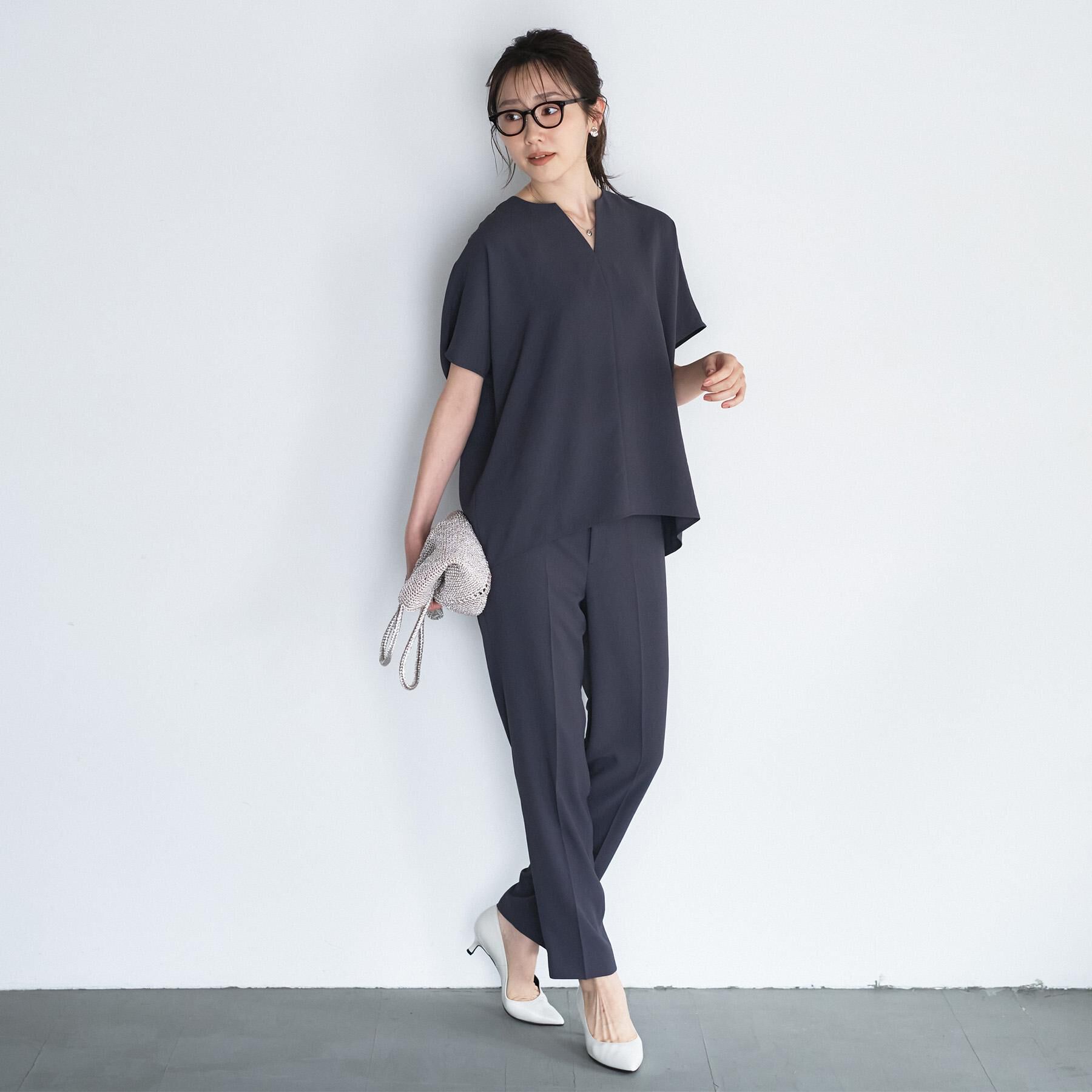 UNTITLED「【夏の名品セットアップが今年も登場！/はっ水/遮熱】リラクミスト テーパードパンツ」|その他|