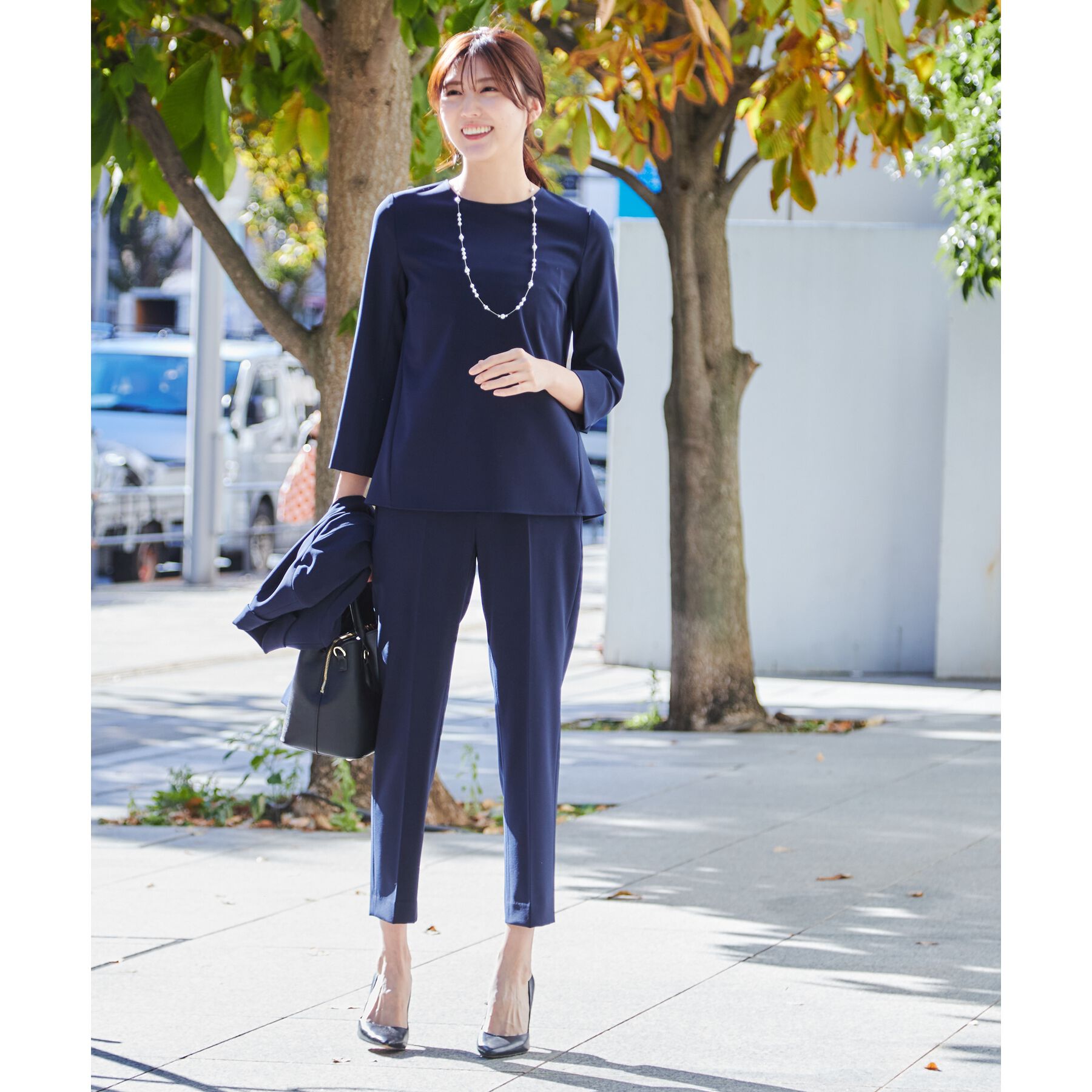 COUP DE CHANCE「【洗える／撥水加工】Aラインブラウス」|シャツ・ブラウス|