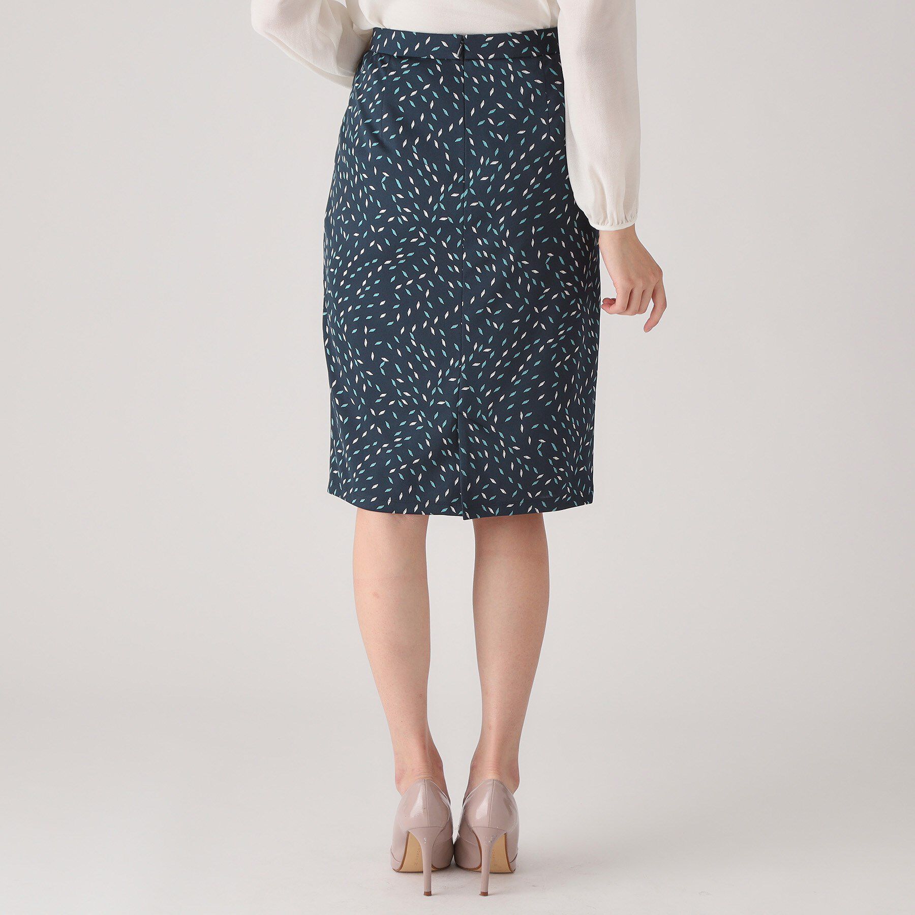 COUP DE CHANCE「【洗える／日本製】ジオメトリック柄タイトスカート」|スカート|