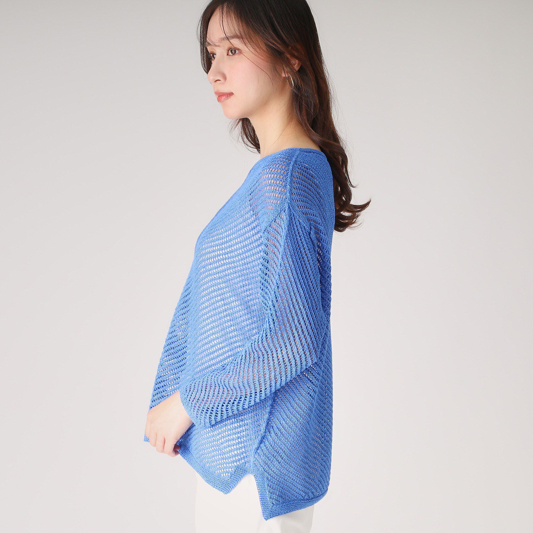 COUP DE CHANCE「【洗える／日本製】和紙混ニットプルオーバー」|ニット・セーター|