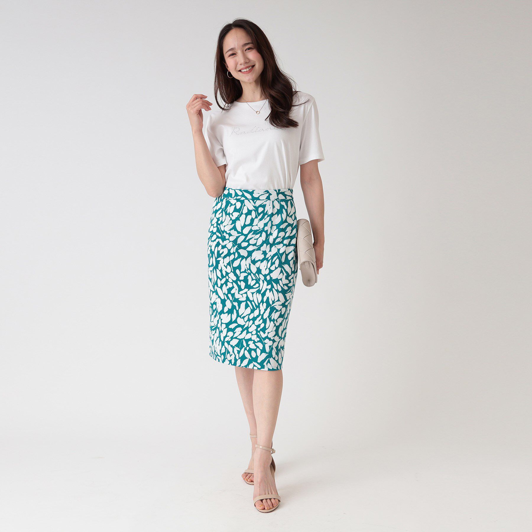 COUP DE CHANCE「【洗える／日本製／ジャージ素材】タイトシルエットのスカート」|スカート|