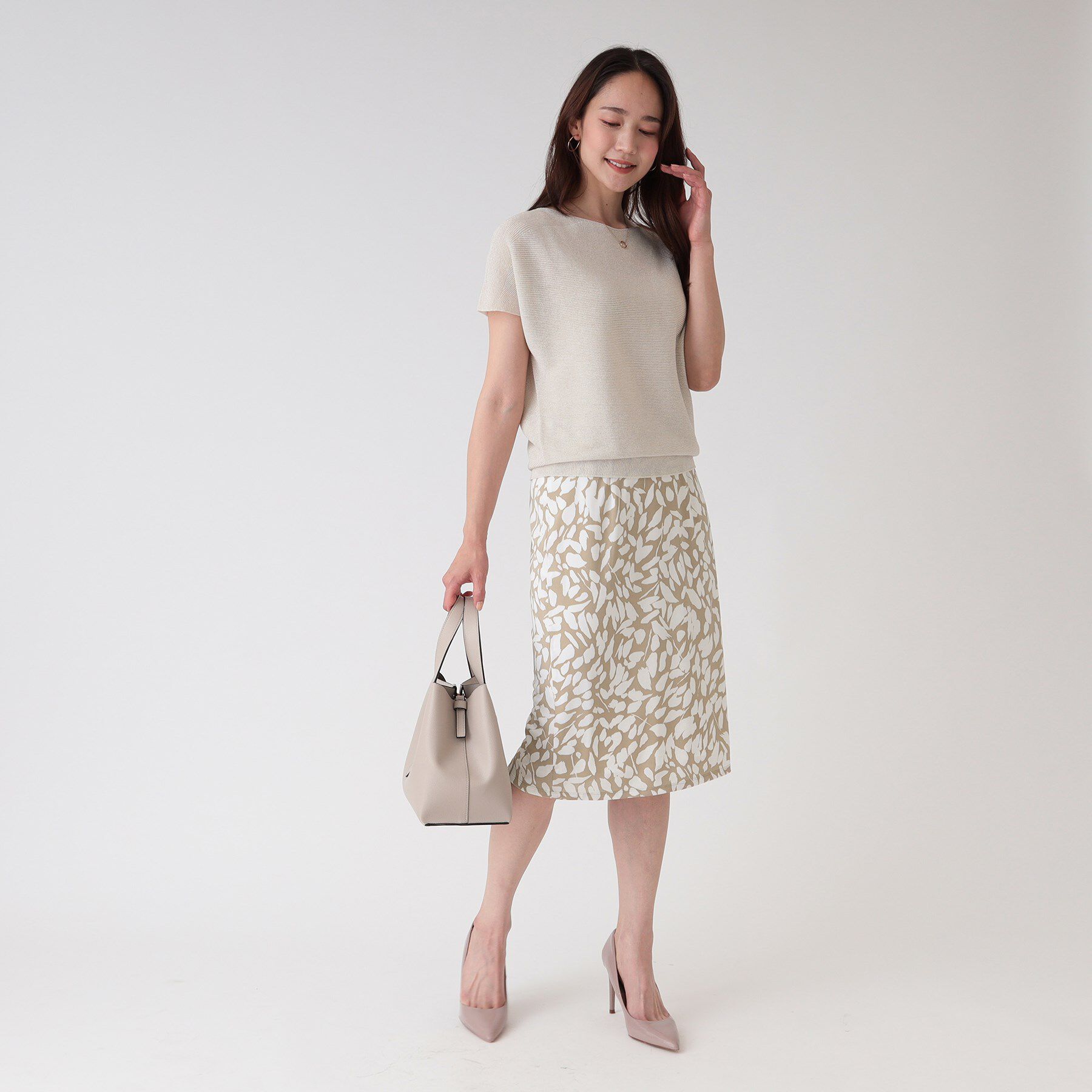 COUP DE CHANCE「【洗える／日本製／ジャージ素材】タイトシルエットのスカート」|スカート|