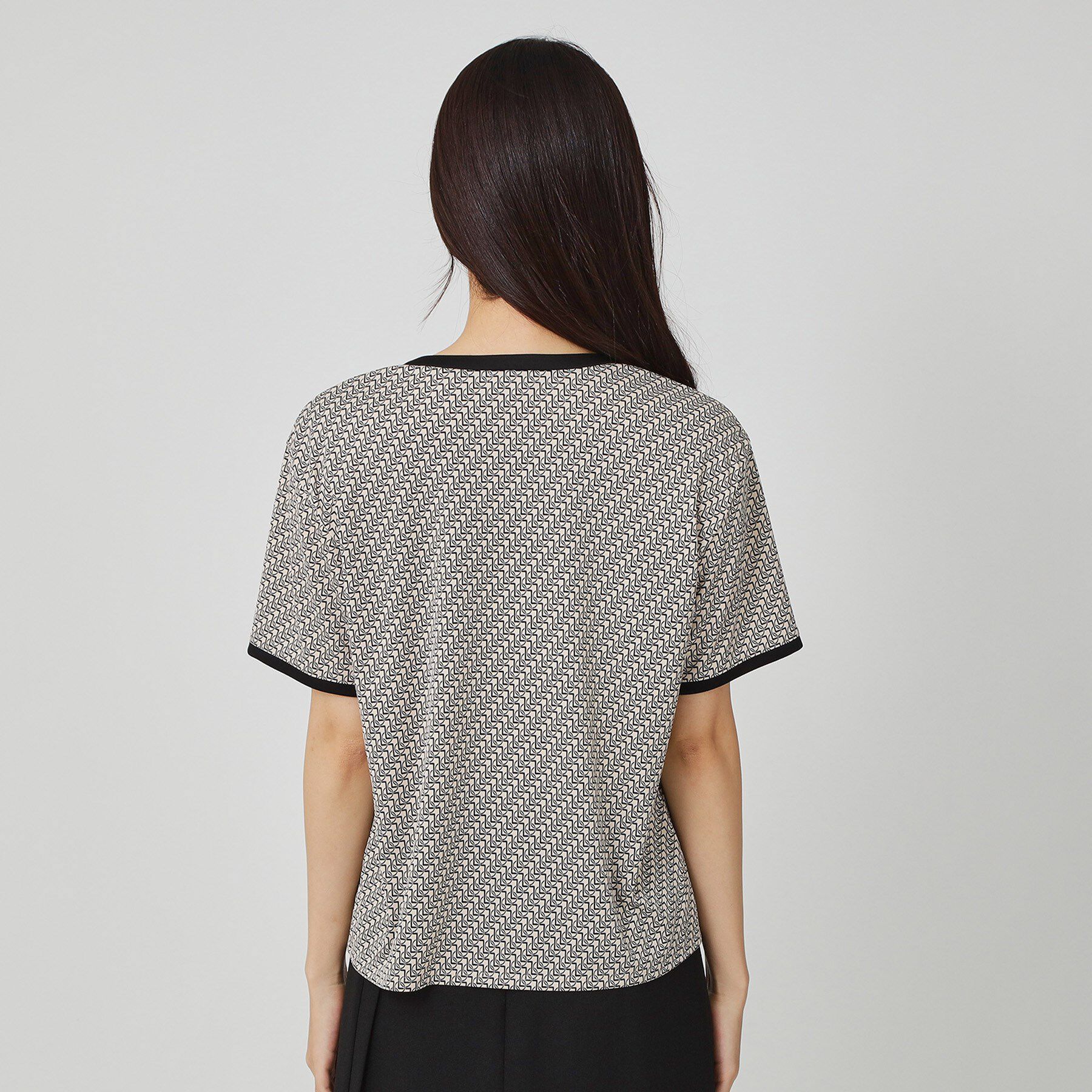 COUP DE CHANCE「【手洗い可／日本製】柄トップス」|シャツ・ブラウス|