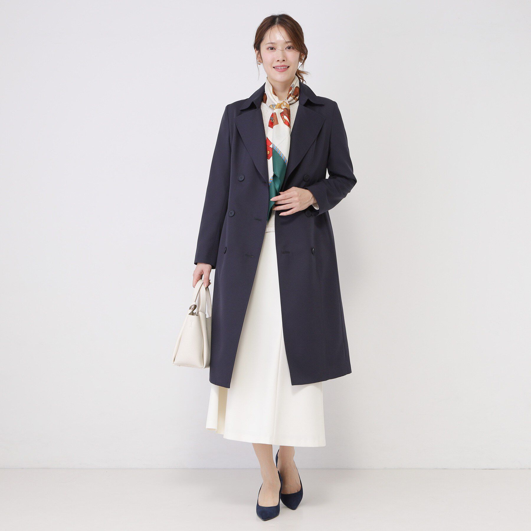 COUP DE CHANCE「【撥水／細見えシルエット】きれいめトレンチコート」|トレンチコート|