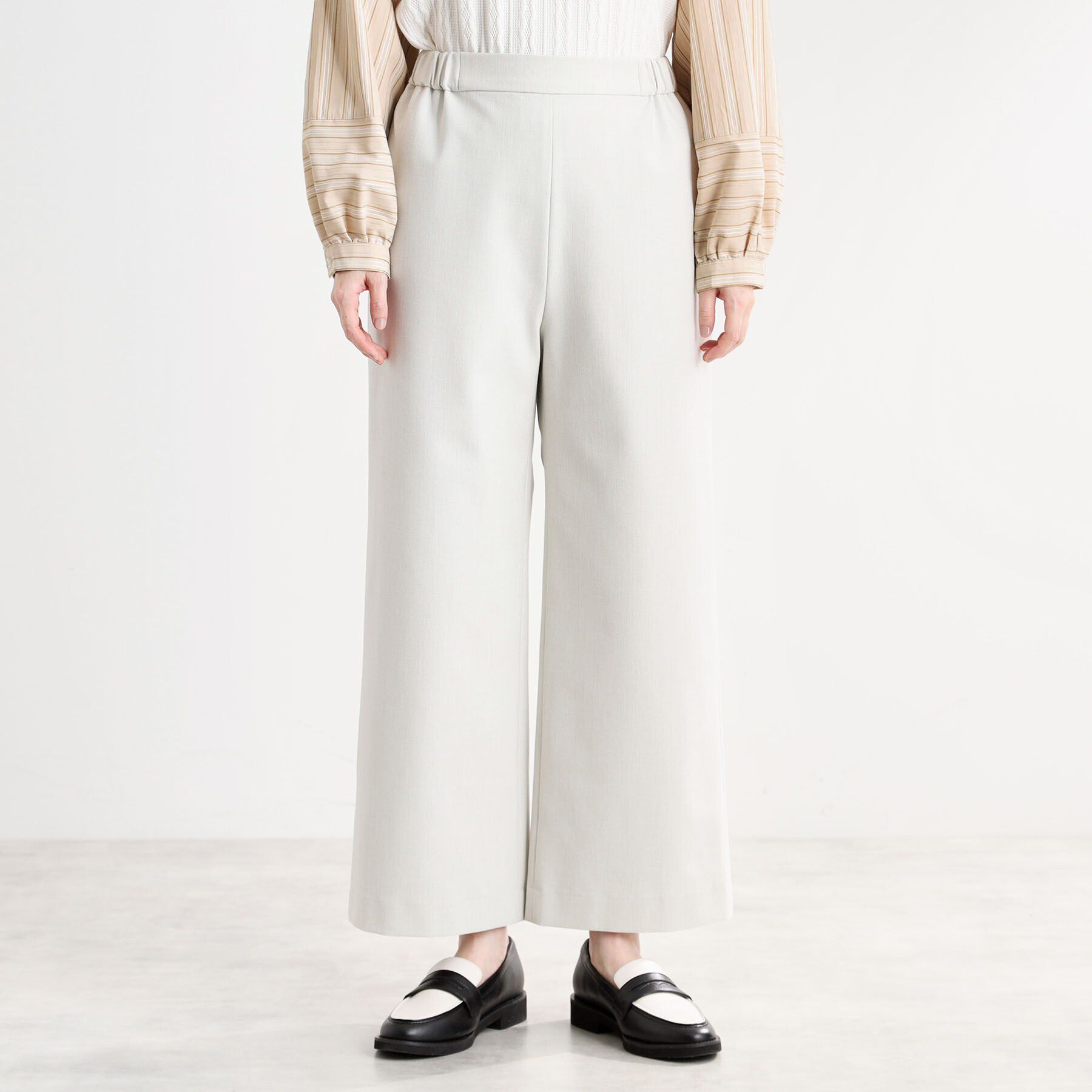 Reflect「【洗える】フルレングス丈ワイドストレートパンツ」|その他|