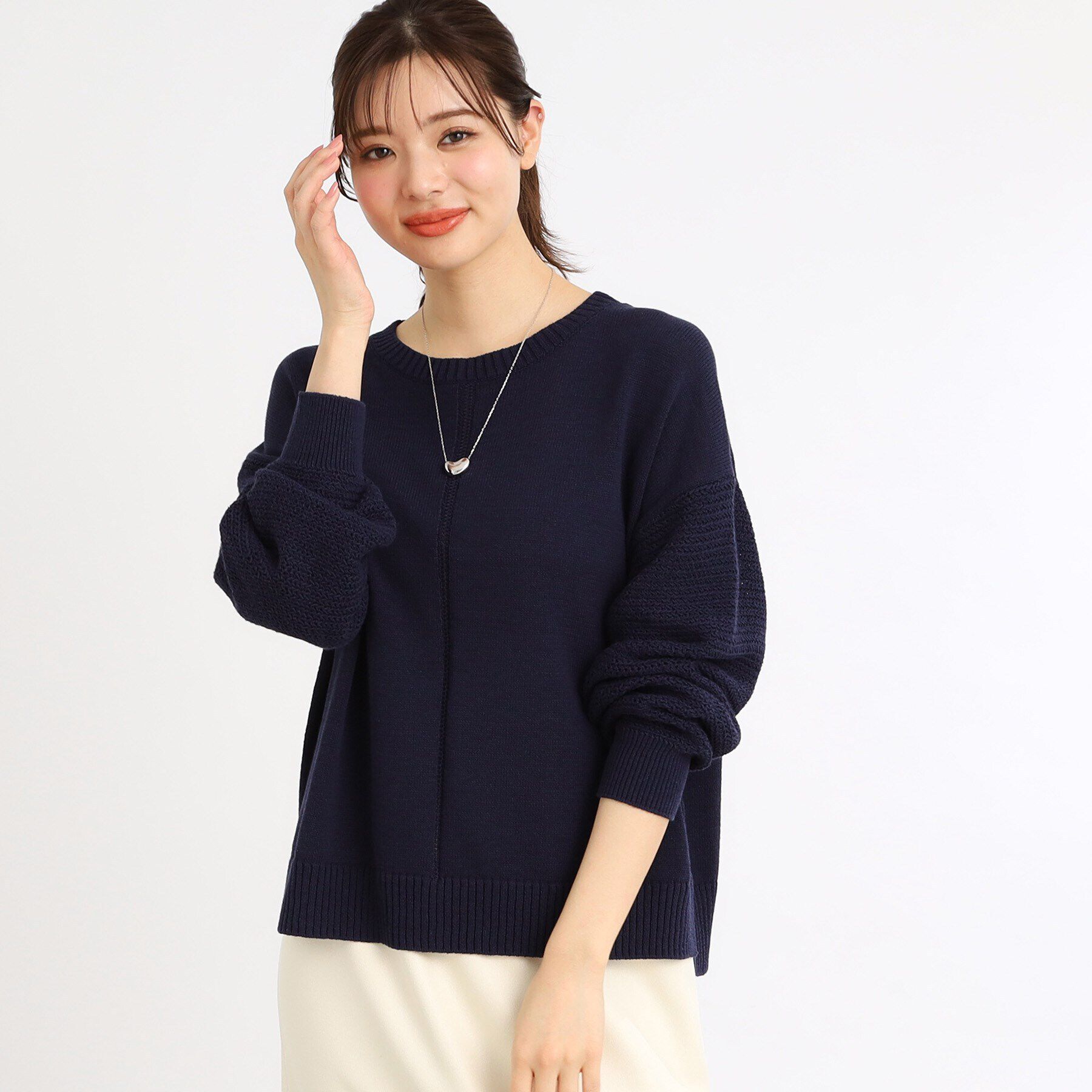 Reflect「【E‐QUALITY／手洗い可】ドライタッチニット」|ニット・セーター|