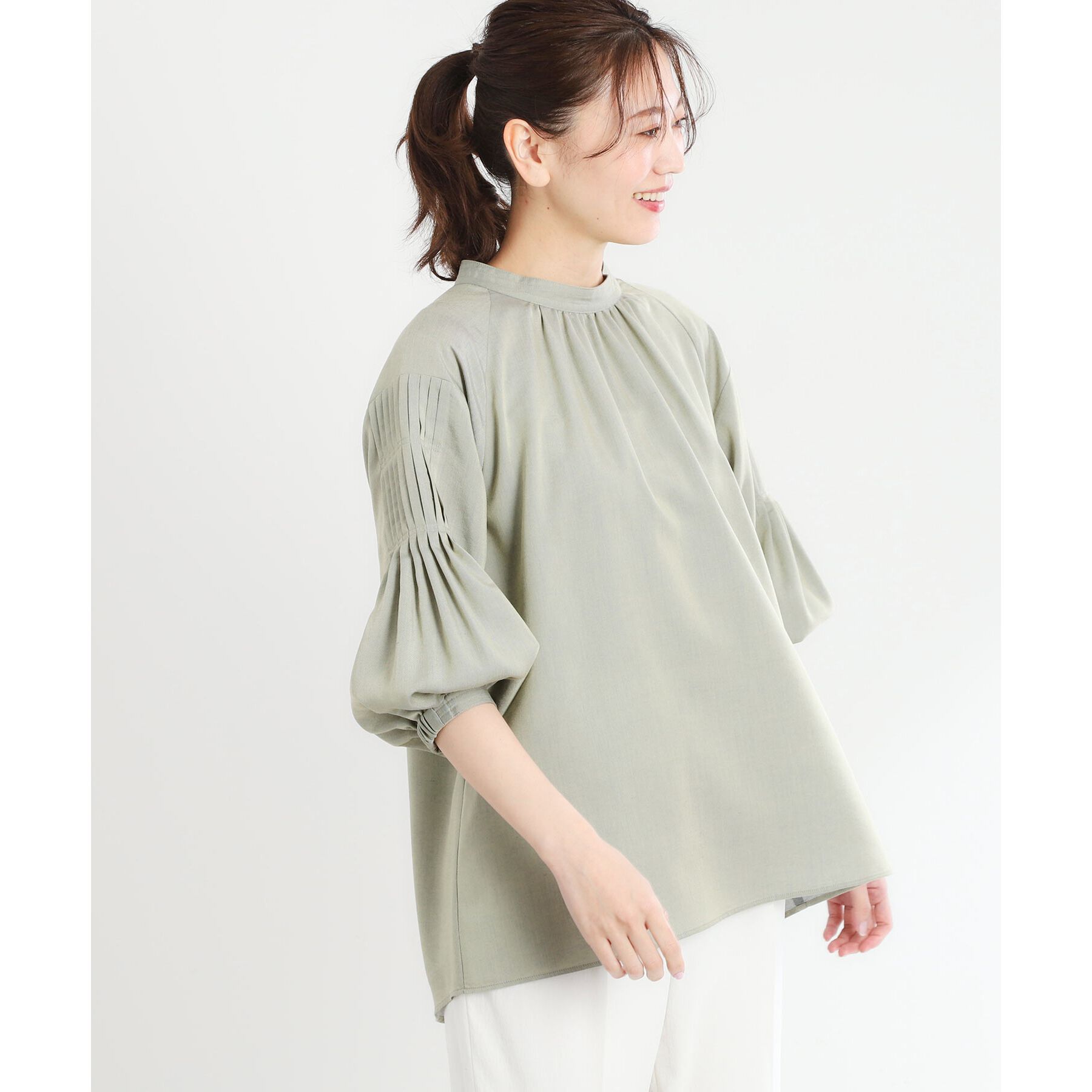 Reflect「【洗える】オフボディシャツブラウス」|シャツ・ブラウス|