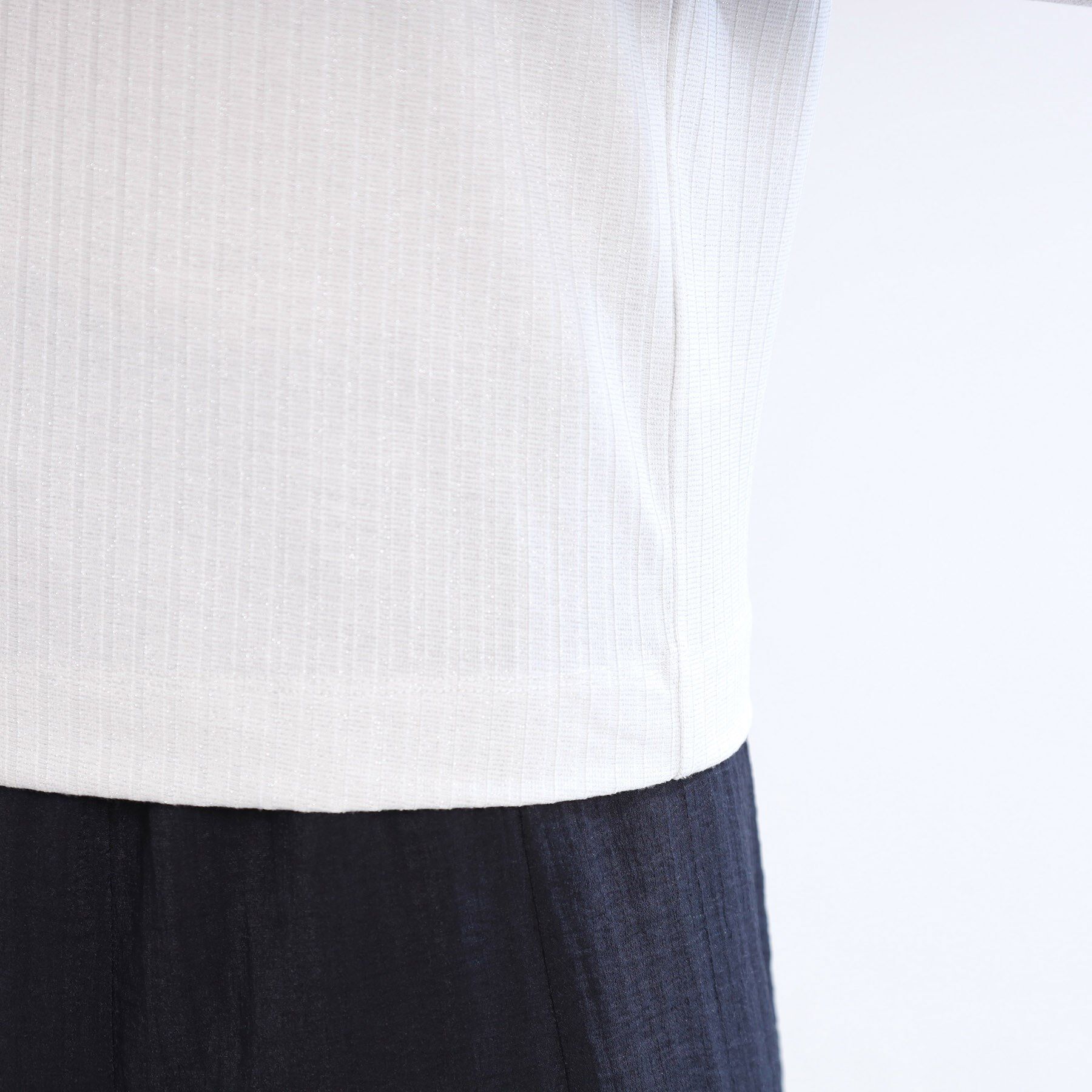 Reflect「【手洗い可／一枚着でも◎】ラメ入りドット風ボタンカーディガン」|カーディガン|