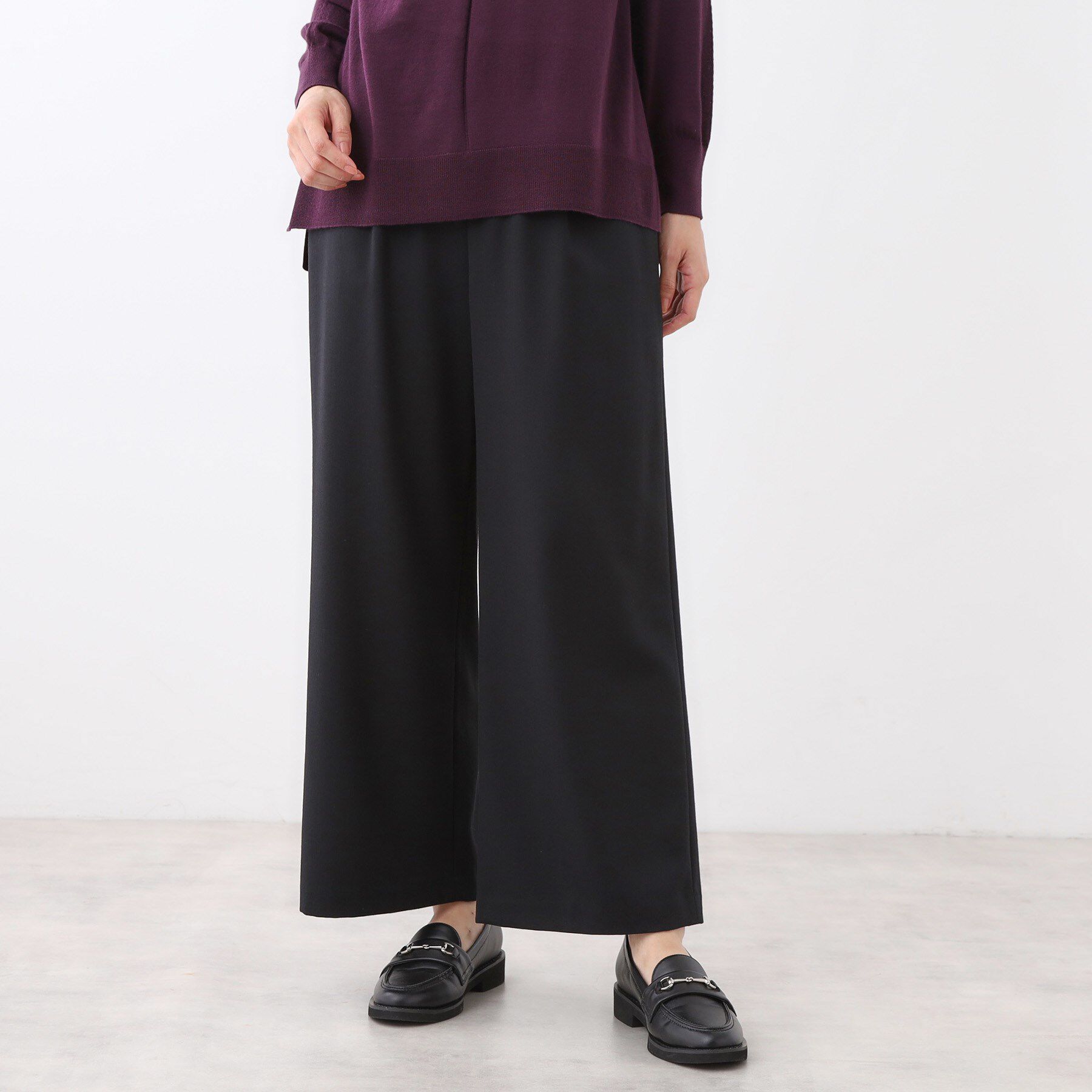 Reflect「【すっきりシルエット】ワイドクロップドパンツ」|その他|