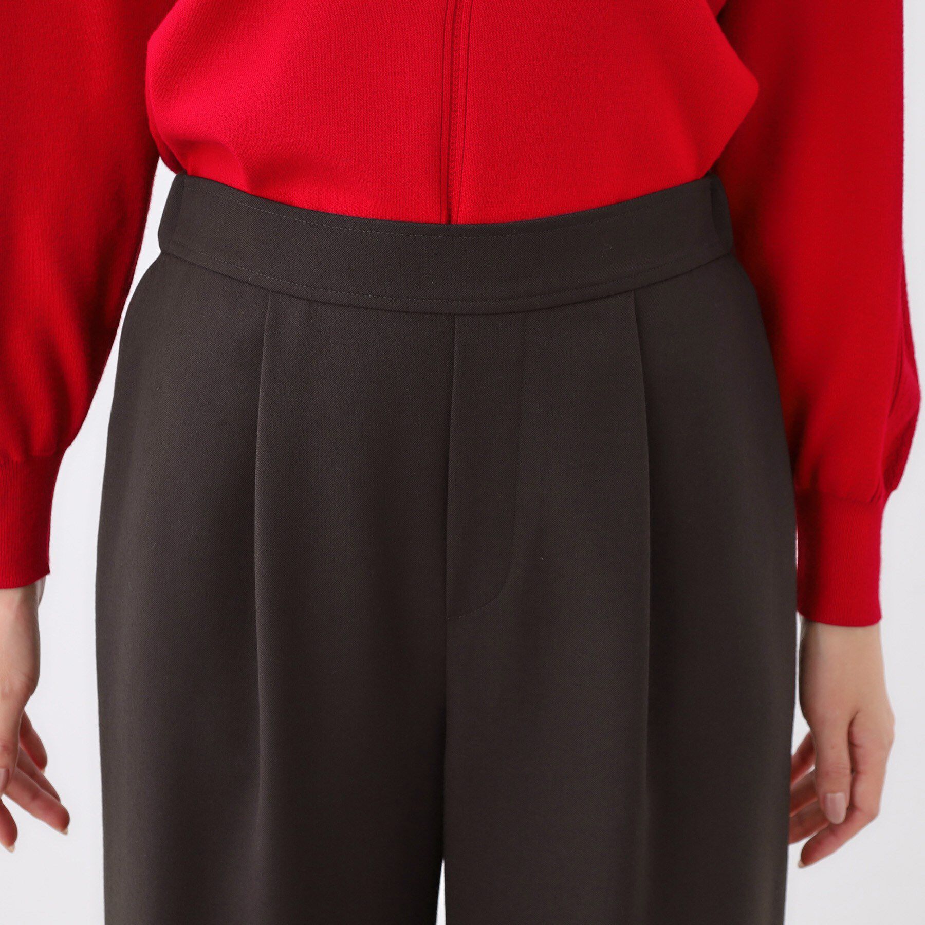 Reflect「【すっきりシルエット】ワイドクロップドパンツ」|その他|