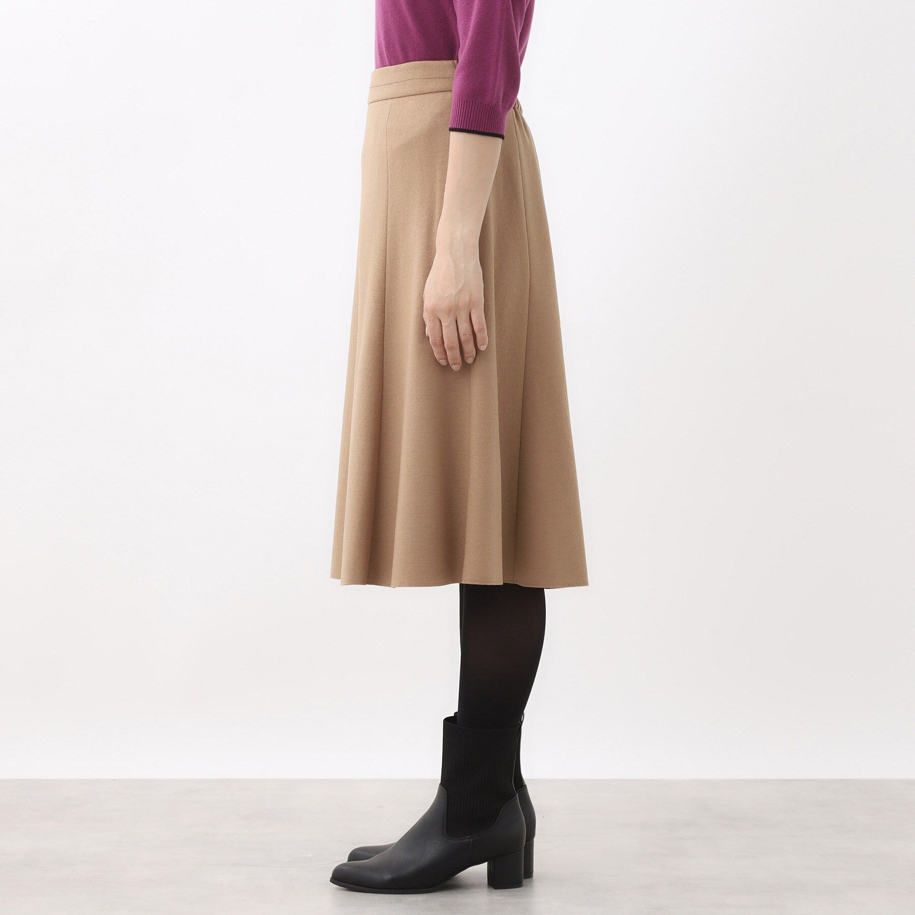 Reflect「【選べる5色◎】フレアフリュイドスカート」|スカート|