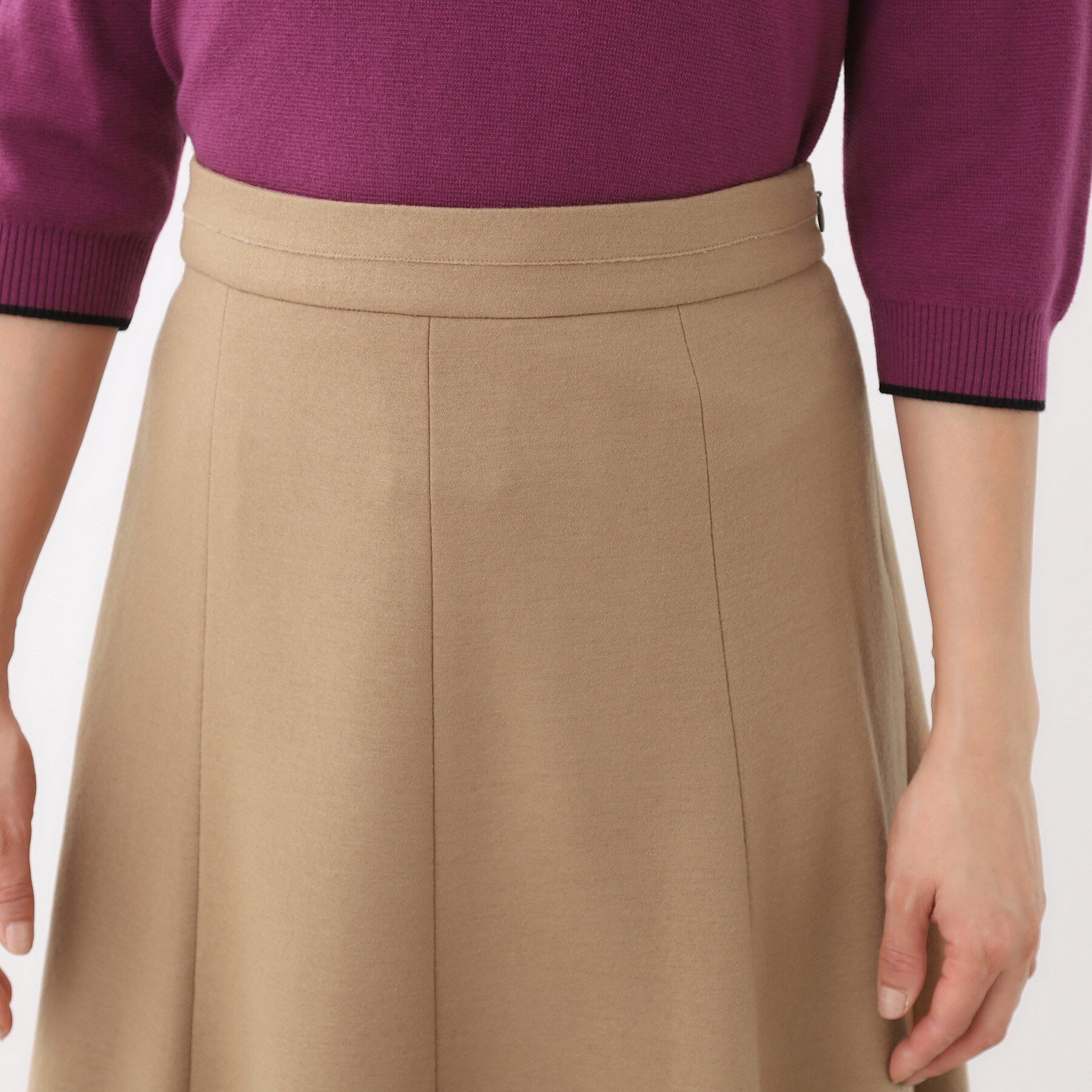 Reflect「【選べる5色◎】フレアフリュイドスカート」|スカート|