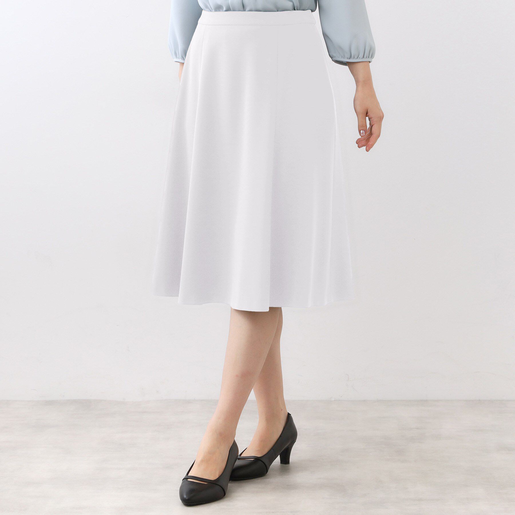 Reflect「【フォーマル／入卒／セットアップ可】フリュイドフレアスカート」|スカート|