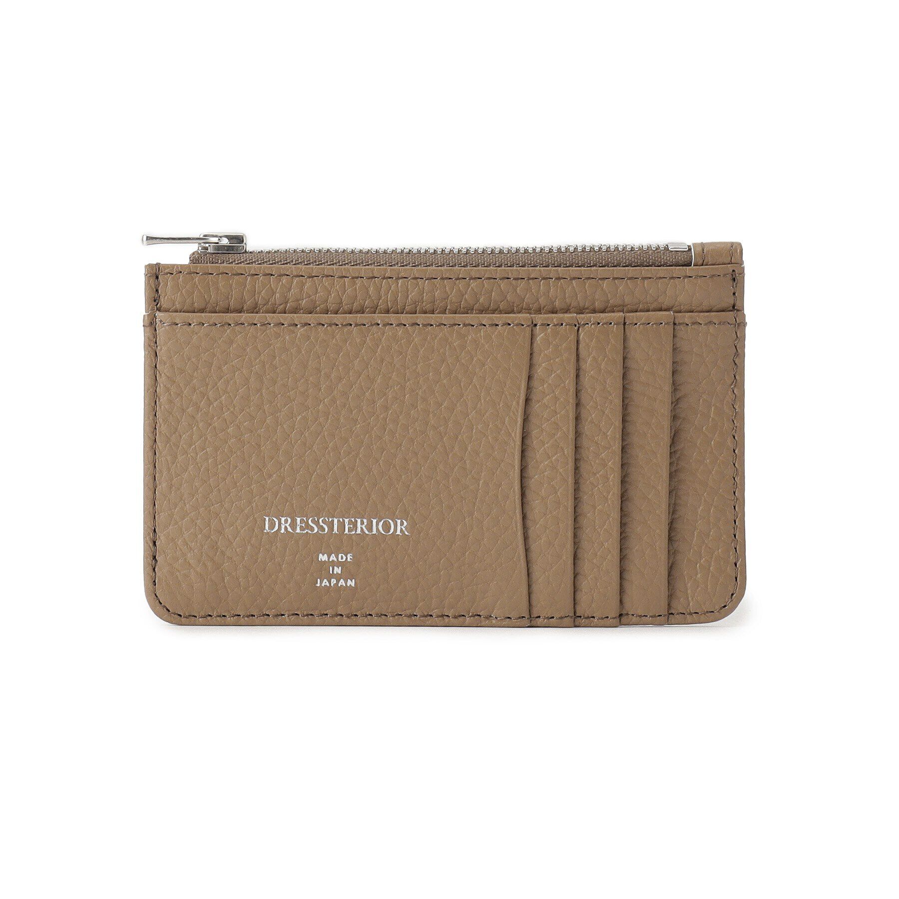 DRESSTERIOR「コイン and カード レザーケース」|コインケース|ﾍﾞｰｼﾞｭ(052)