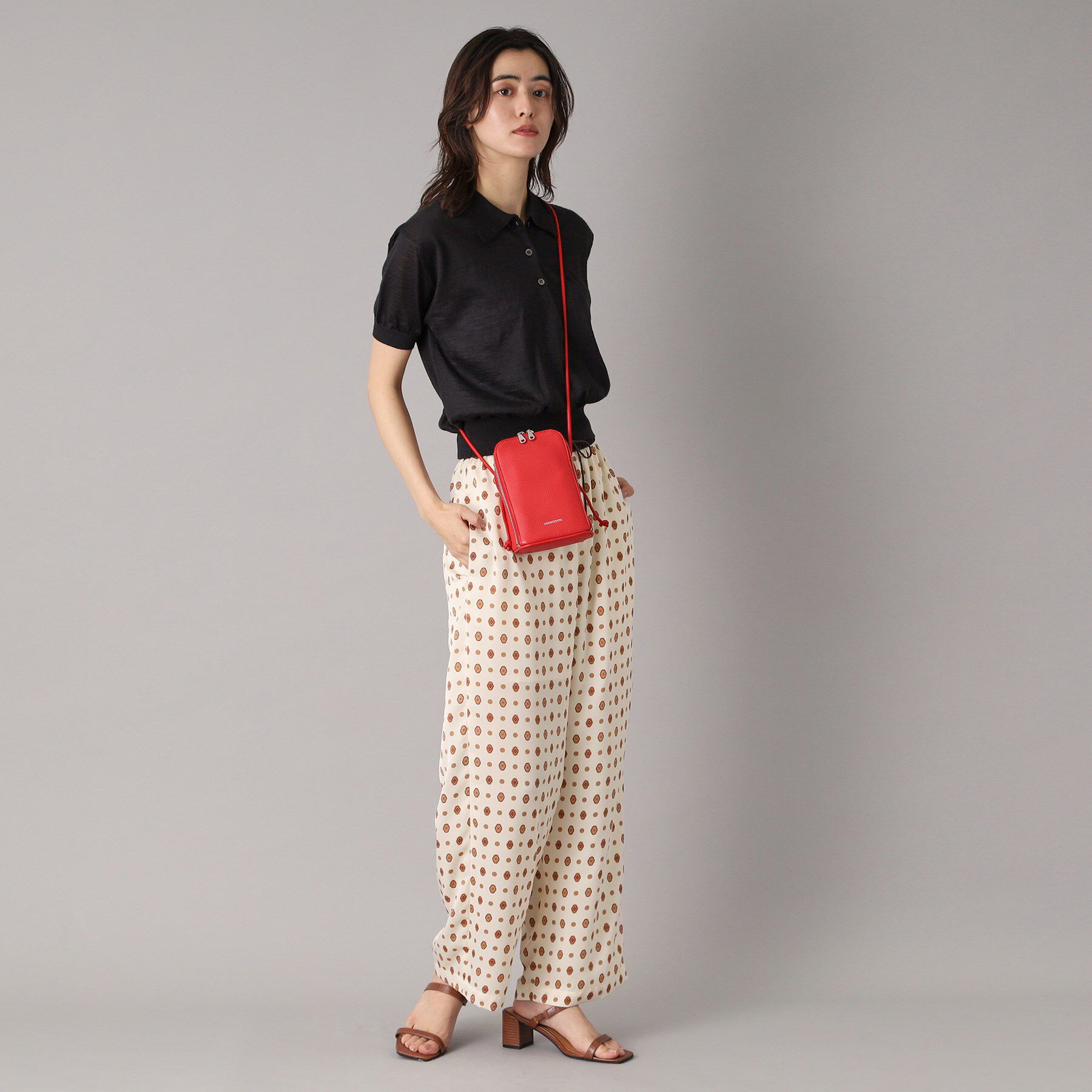 DRESSTERIOR「【ウエストゴム/小紋柄】エスニックヴィンテージプリントイージーパンツ」|その他|