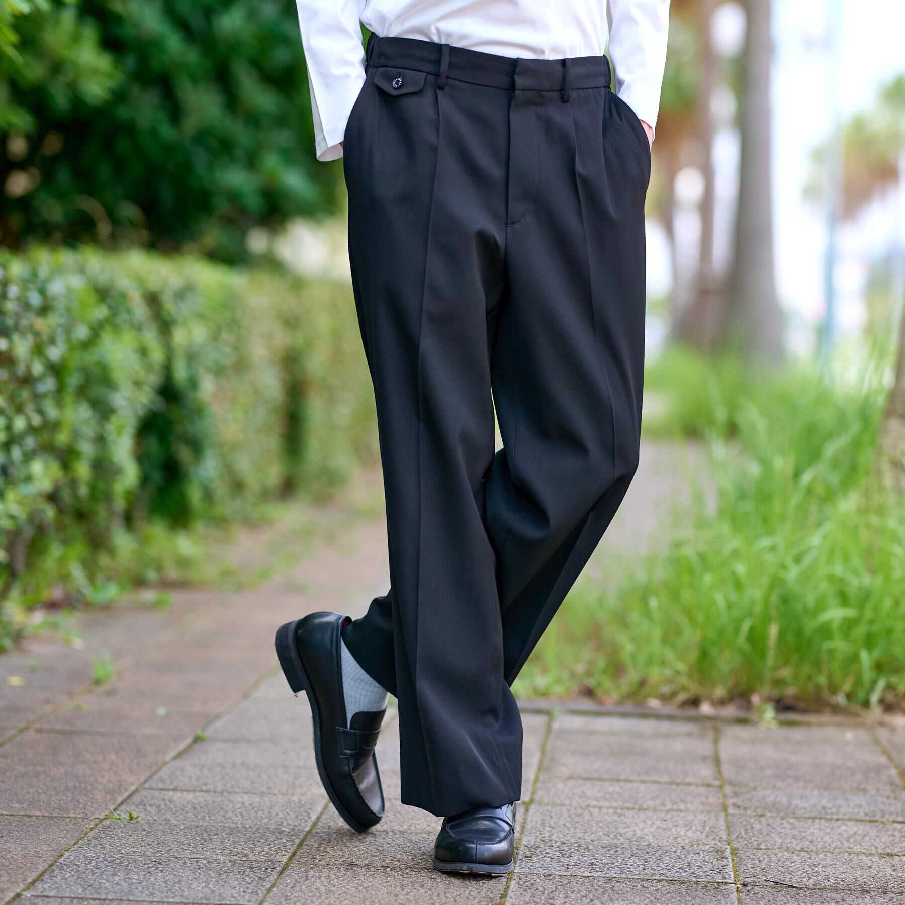 DRESSTERIOR「【セットアップ可】クリアーカルゼ SET UP ワイドパンツ」|その他|