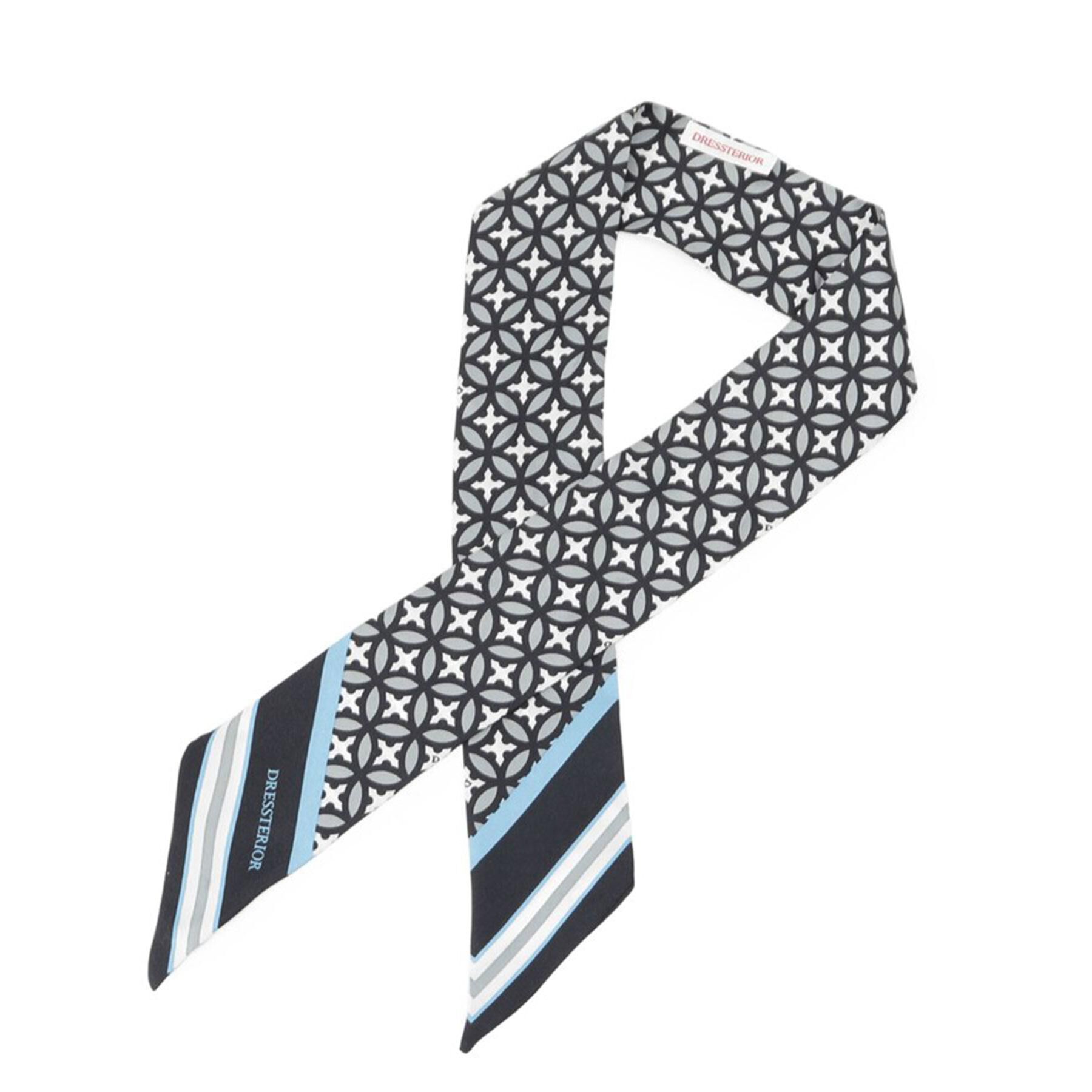 DRESSTERIOR「【otonaMUSE5月号掲載】オーバーラップサークルツイリースカーフ」|バンダナ・スカーフ|