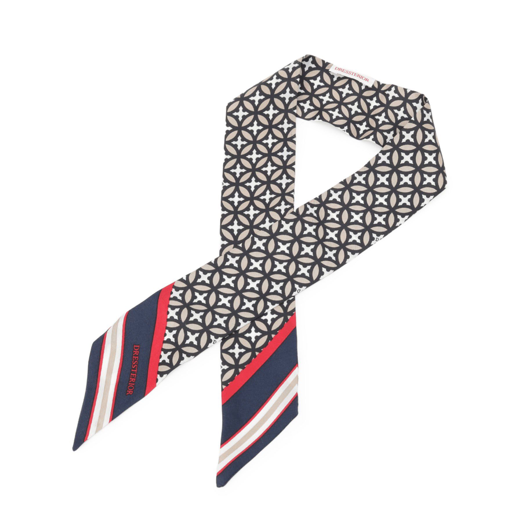 DRESSTERIOR「【otonaMUSE5月号掲載】オーバーラップサークルツイリースカーフ」|バンダナ・スカーフ|