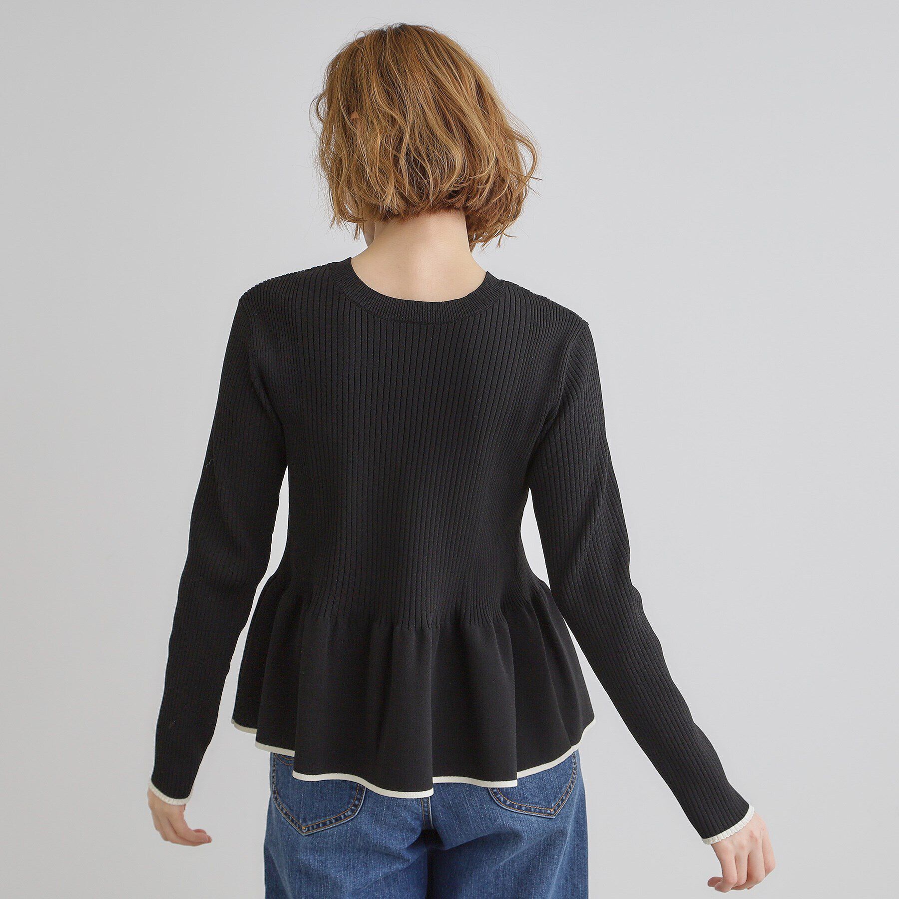 grove「前後2WAYペプラムカーディガン」|ニット・セーター|