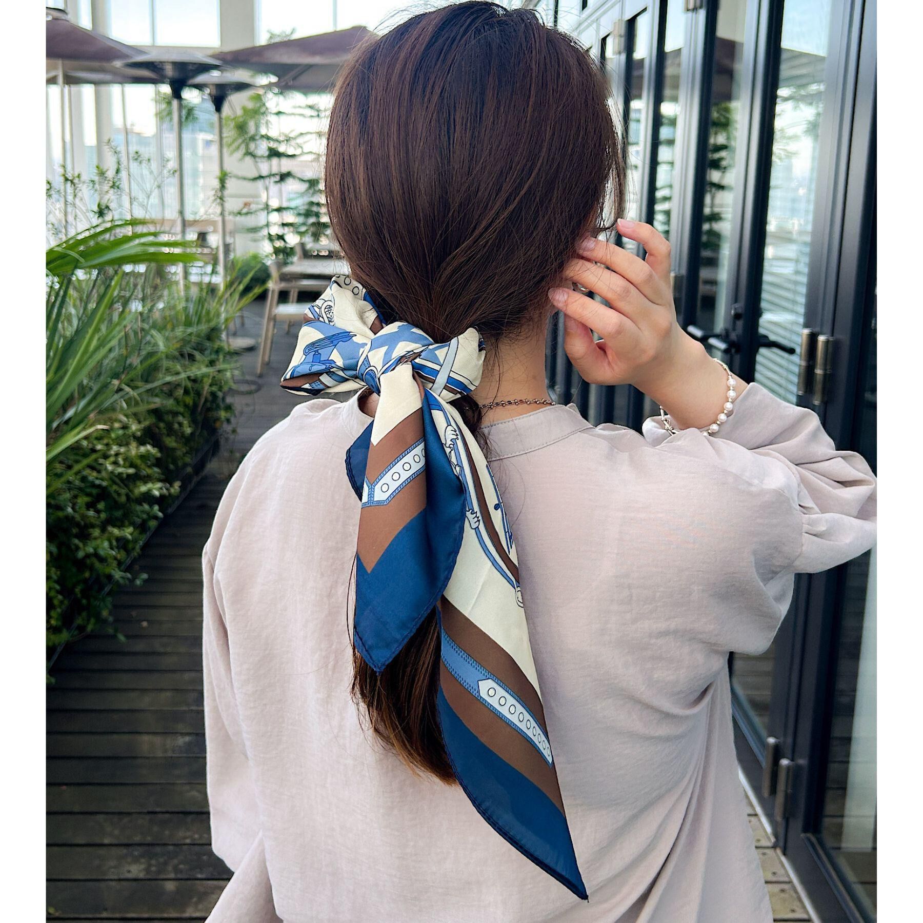 grove「柄アソート大判スカーフ」|バンダナ・スカーフ|