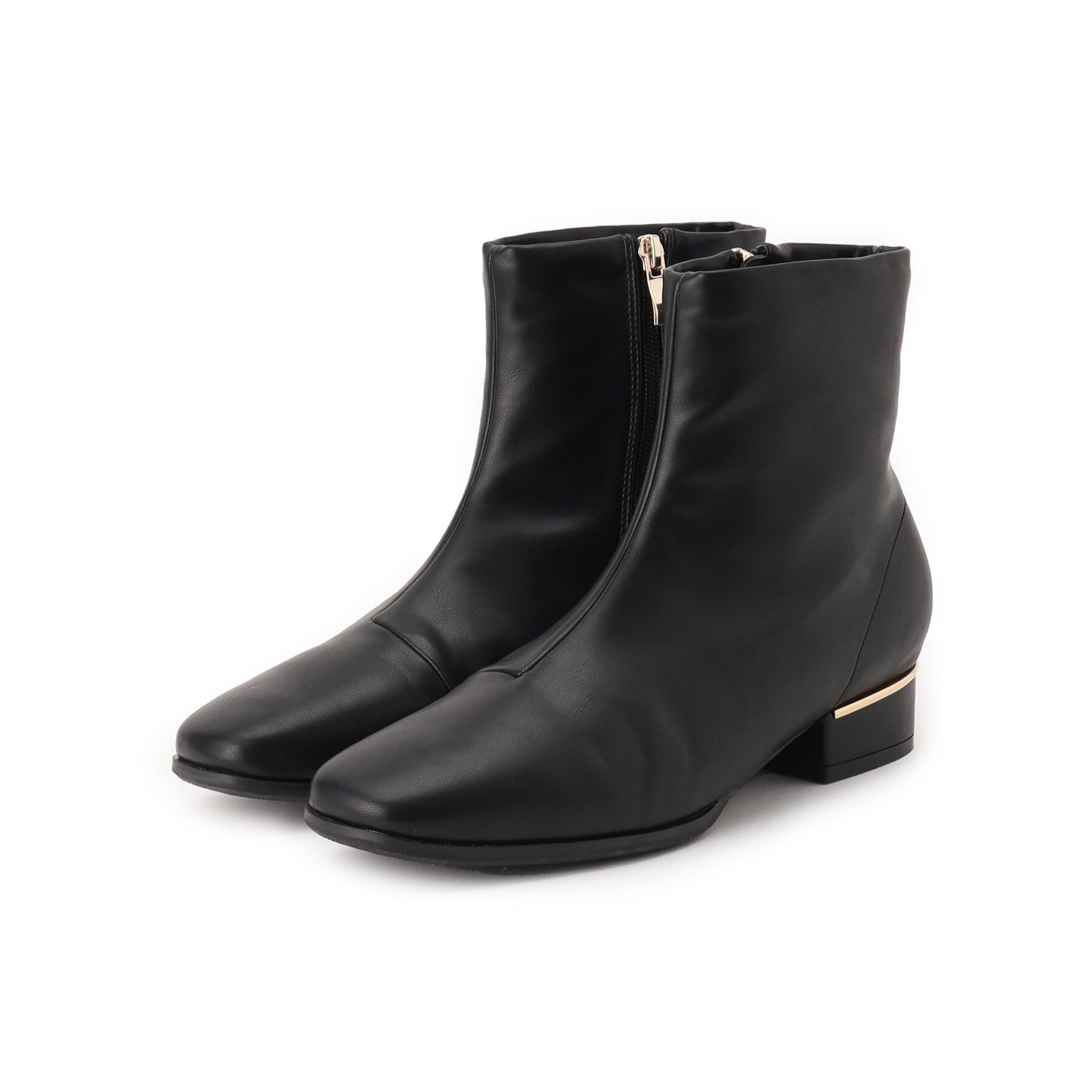 grove「【人間工学/優しい履き心地】ストレッチメタルパーツブーツ」|ショートブーツ|