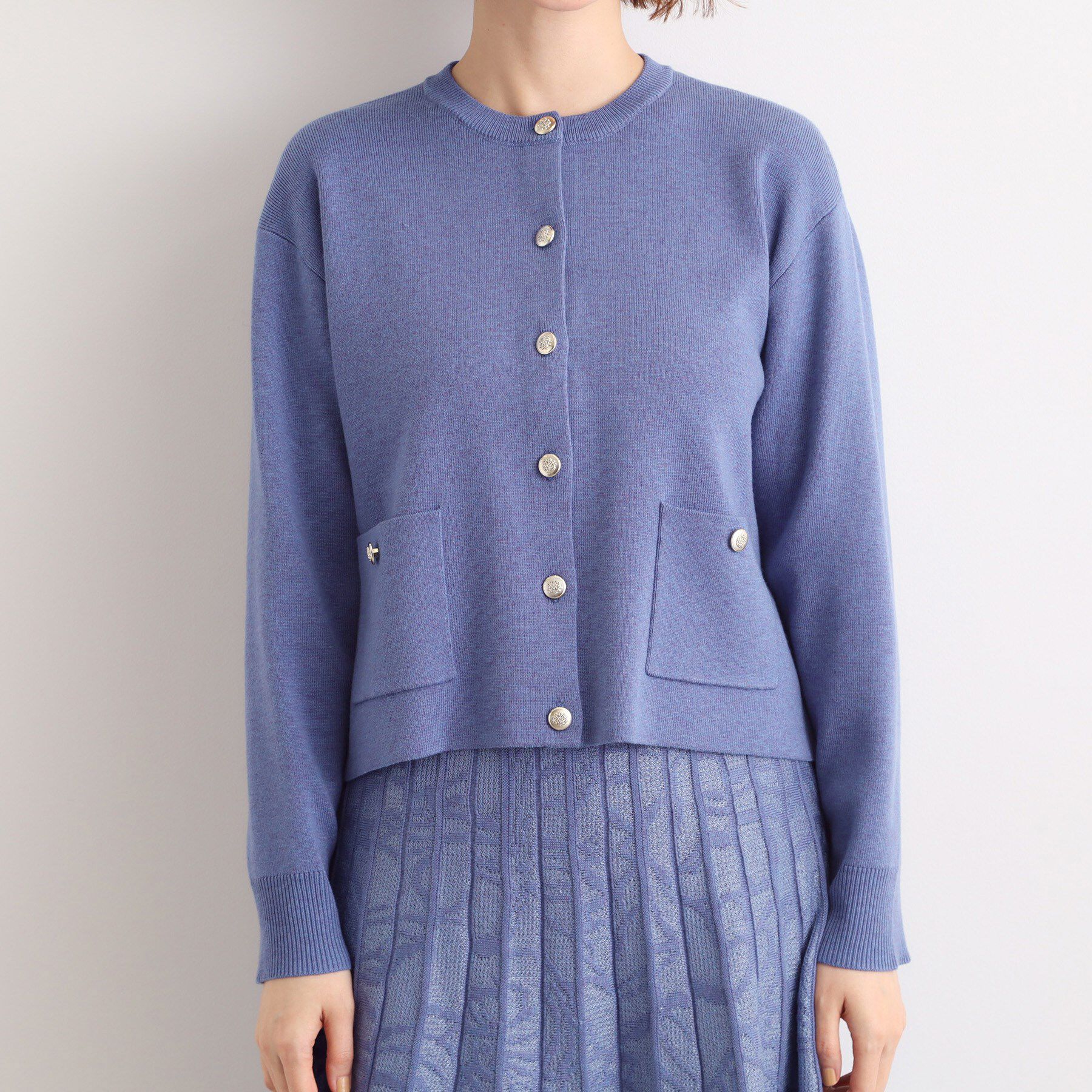 grove「【SET UP対応】ジャケットライク総針カーディガン」|カーディガン|