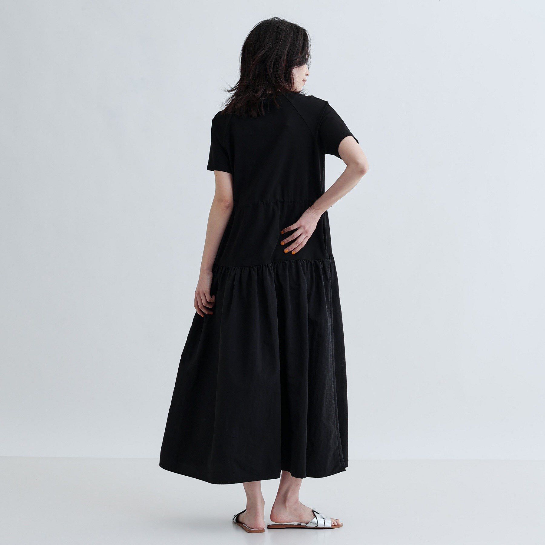 GALLEST「ロング丈ジャージワンピース」|ワンピース|