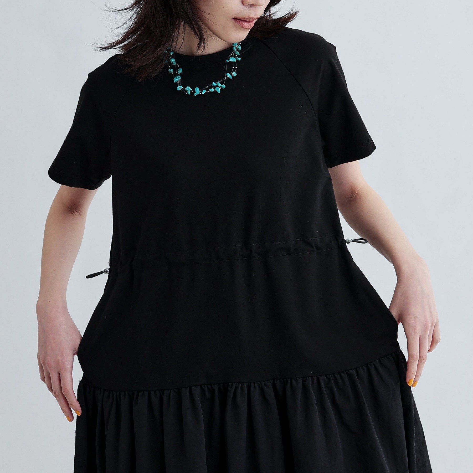 GALLEST「ロング丈ジャージワンピース」|ワンピース|