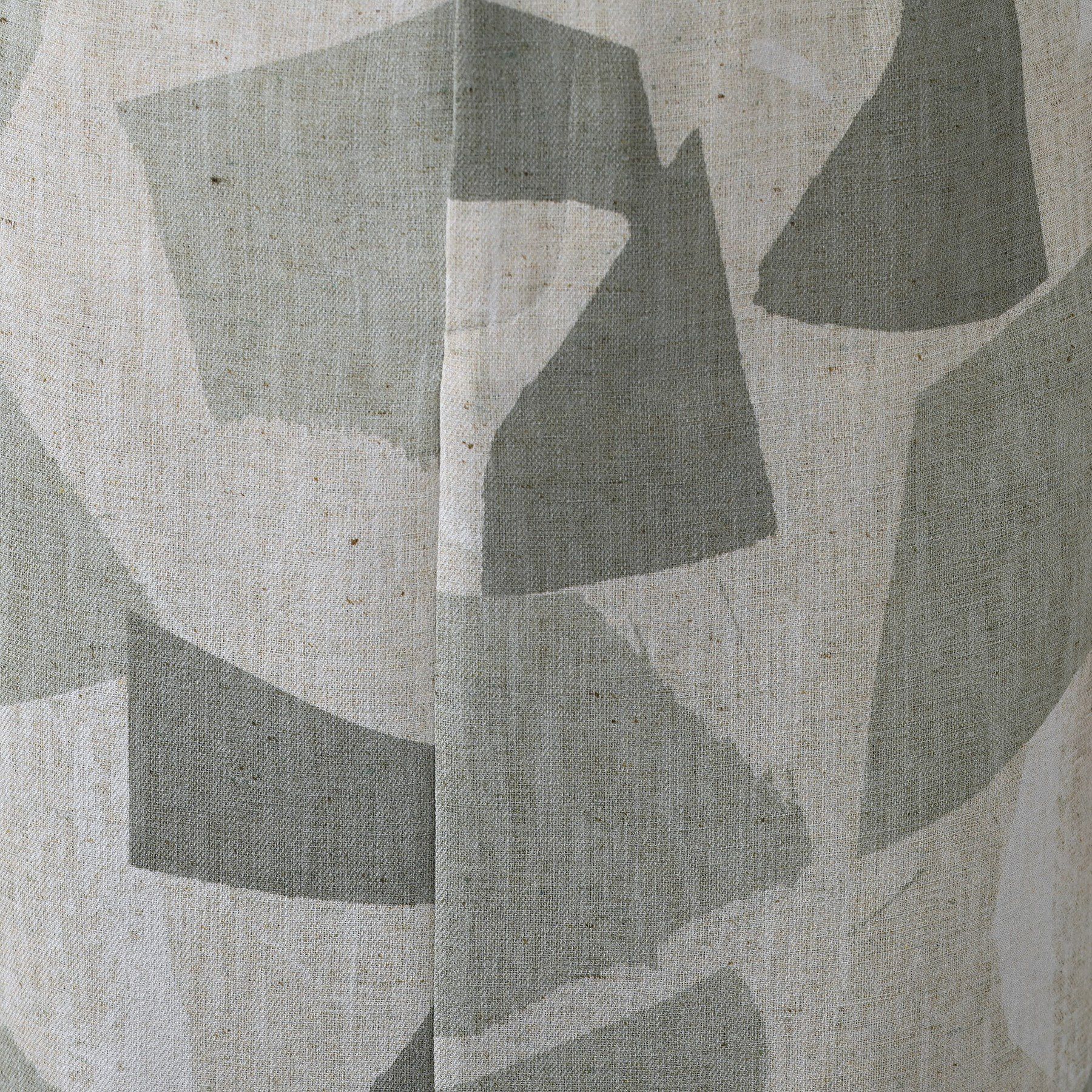 INDIVI「【洗える】リネンライク ブロッキングプリントスカート」|スカート|