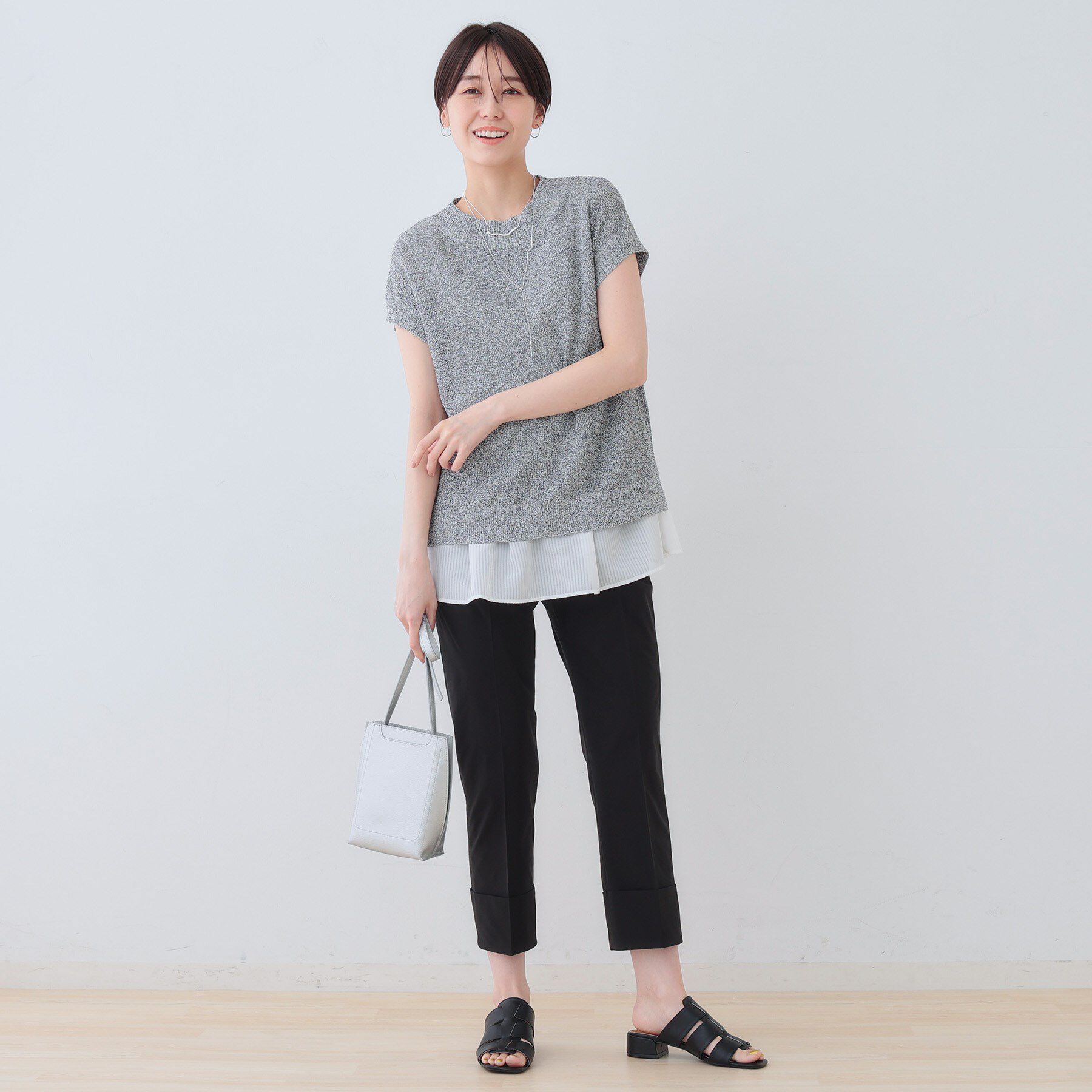 INDIVI「【通気性◎撥水／UV／SETUP可能】アクティブパンツ」|その他|