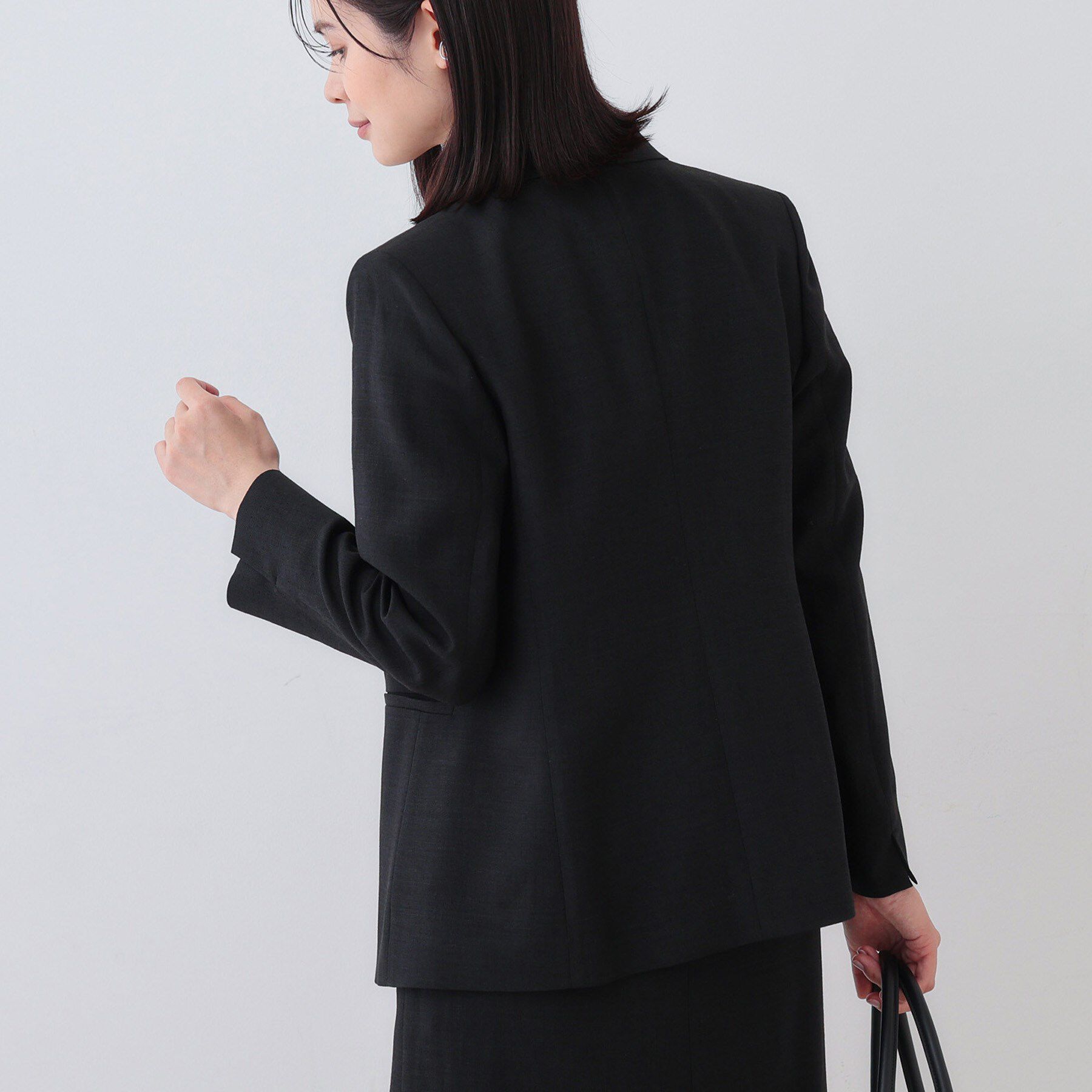 INDIVI「【日本製】リネンライクテーラードジャケット」|テーラードジャケット|