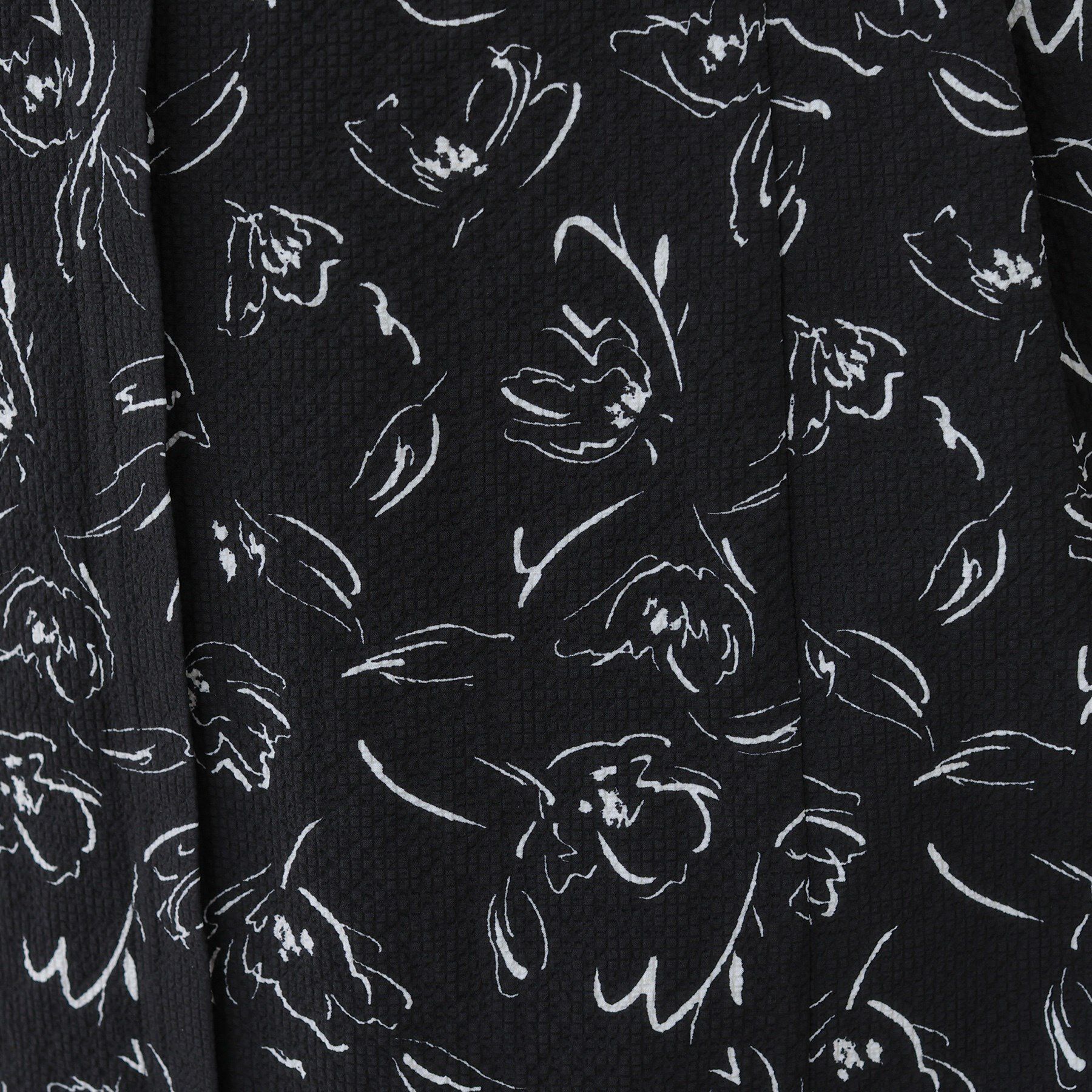 INDIVI「【洗える／UVケア／羽織り可能】フラワー柄前あきワンピース」|ワンピース|