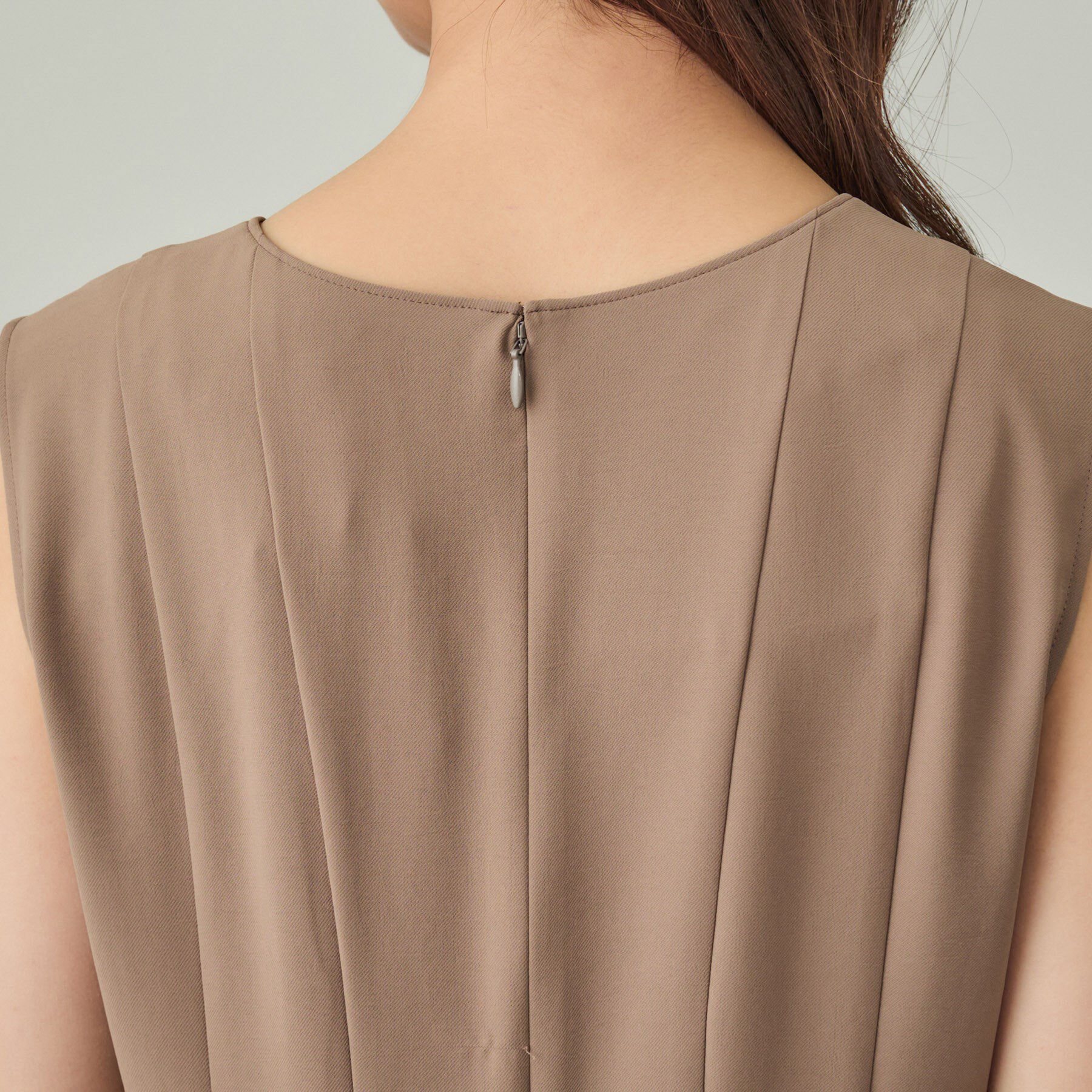 INDIVI「【美シルエット】ノースリーブワンピース」|ワンピース|