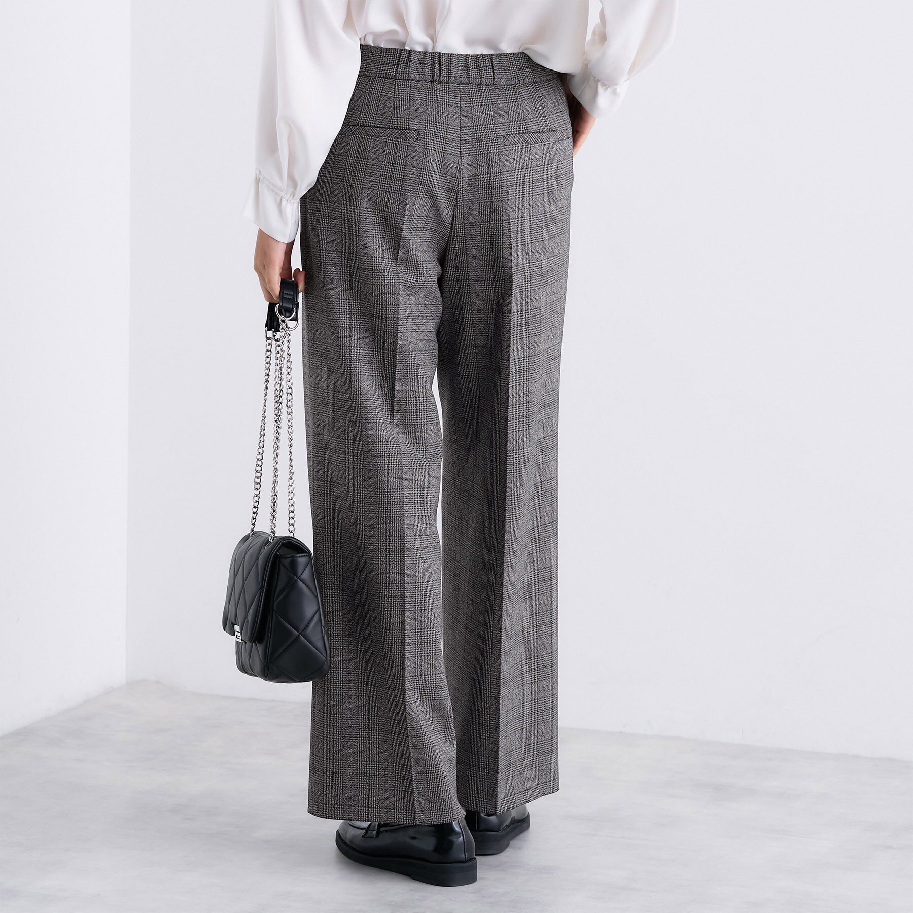 INDIVI「【褒められパンツ】ワンタックワイドパンツ」|その他|