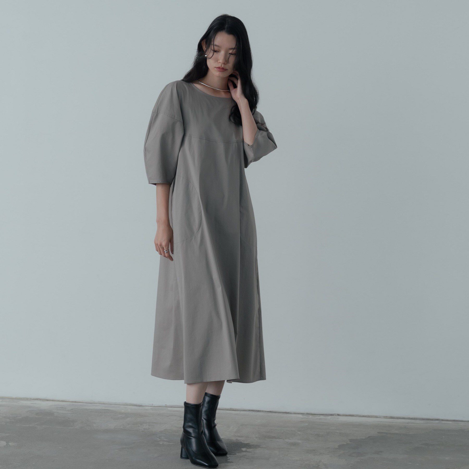 GALLEST「フォルムスリーブワンピース」|ワンピース|